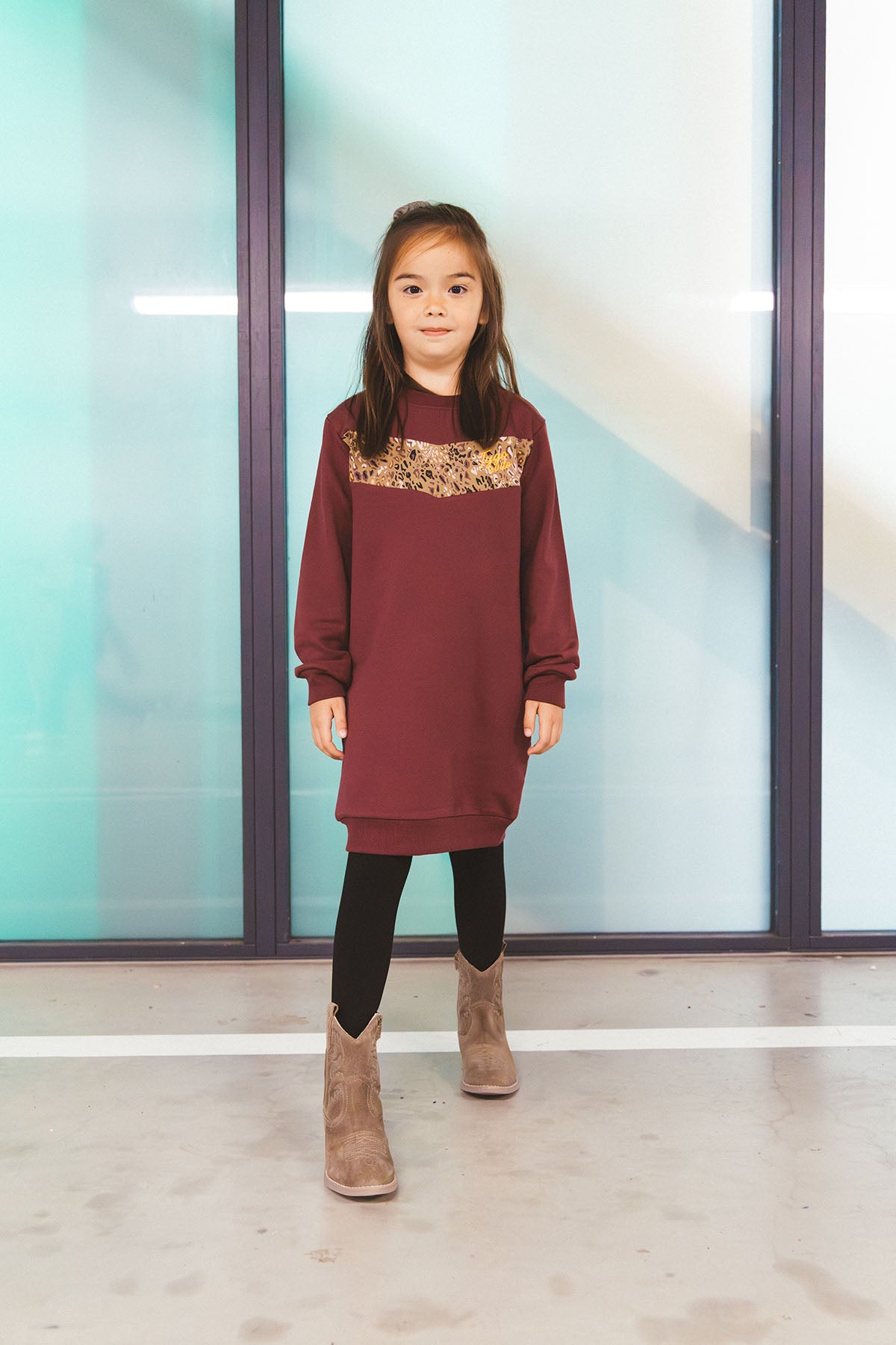 Jurk Demi Donker Rood