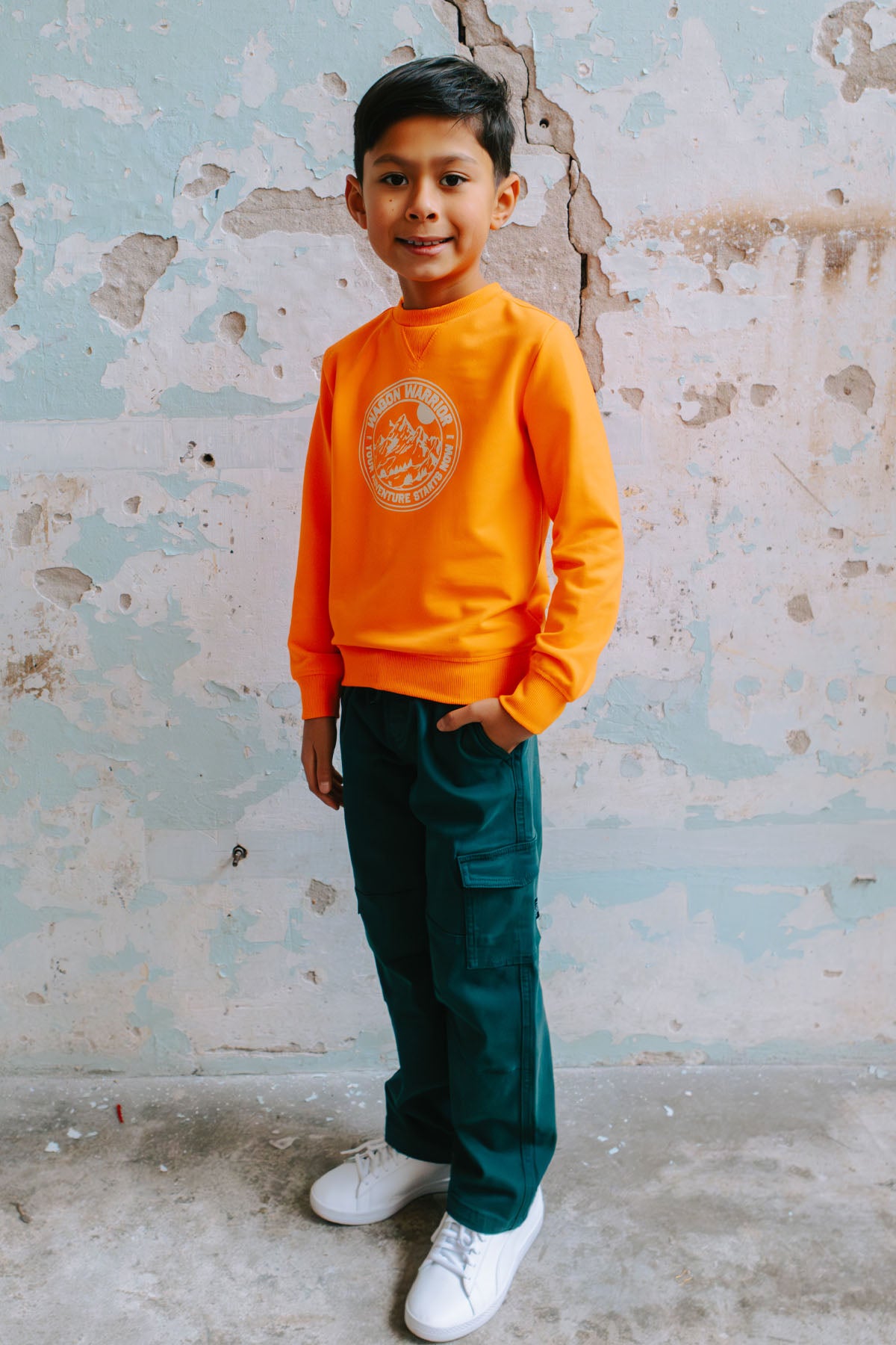 Sweater Sem Neon oranje