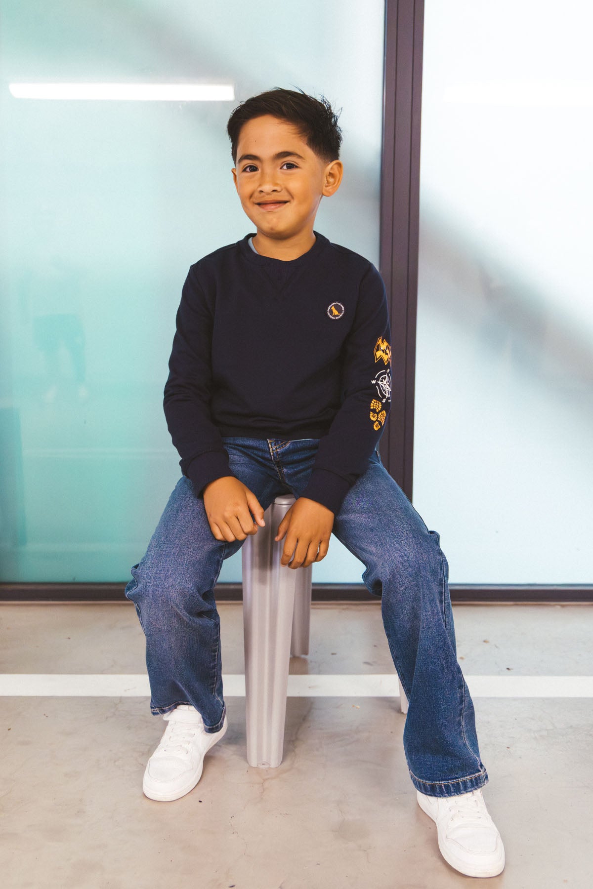 Sweater Sven Donker Blauw