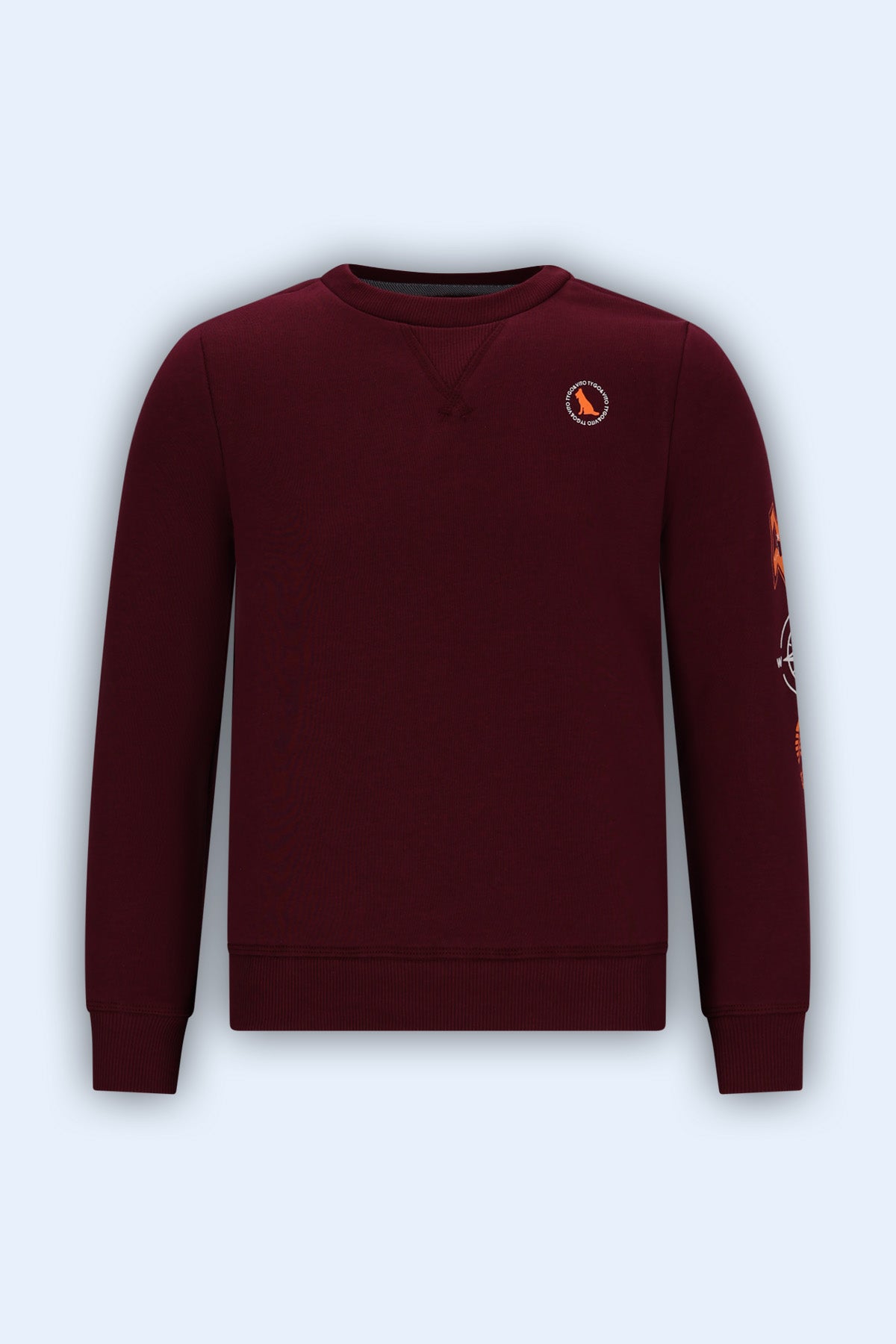 Sweater Sven Donker Rood