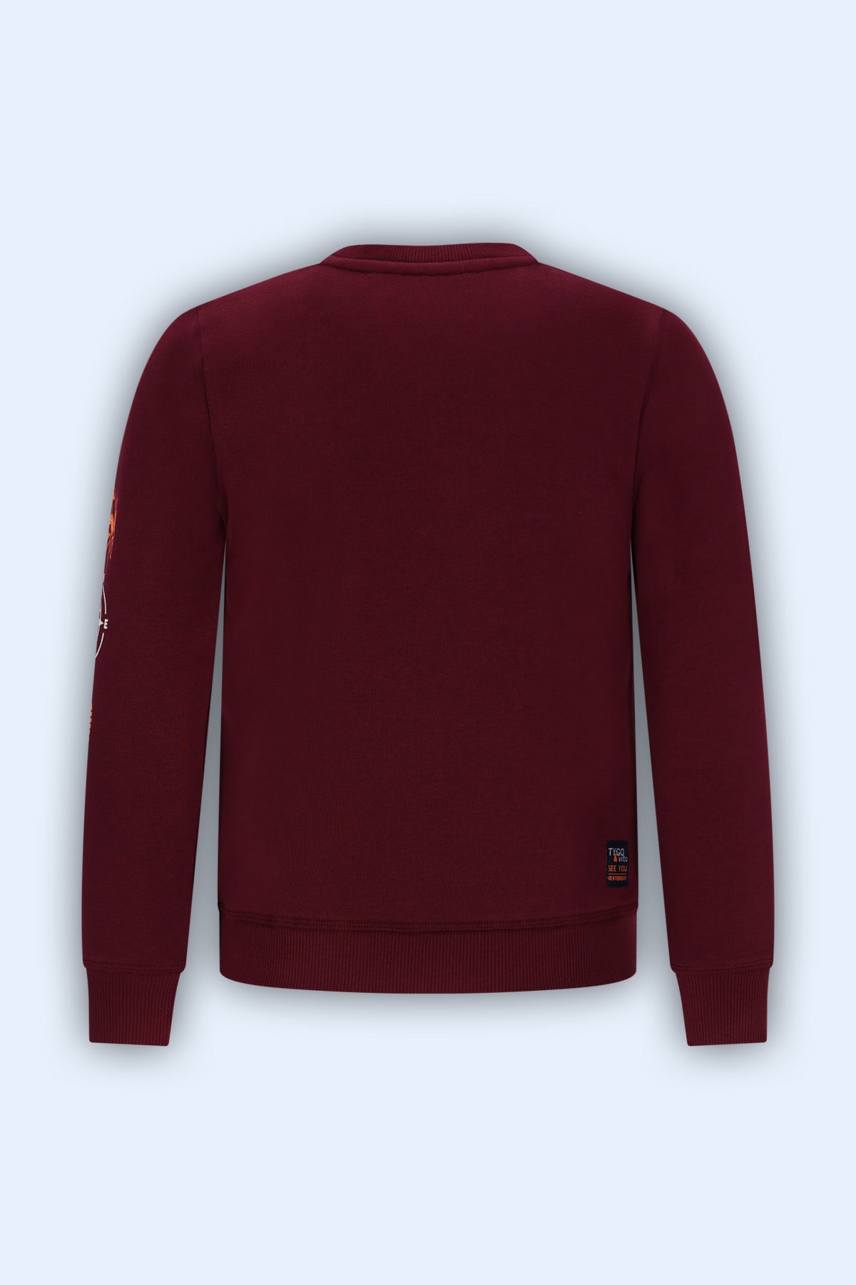 Sweater Sven Donker Rood