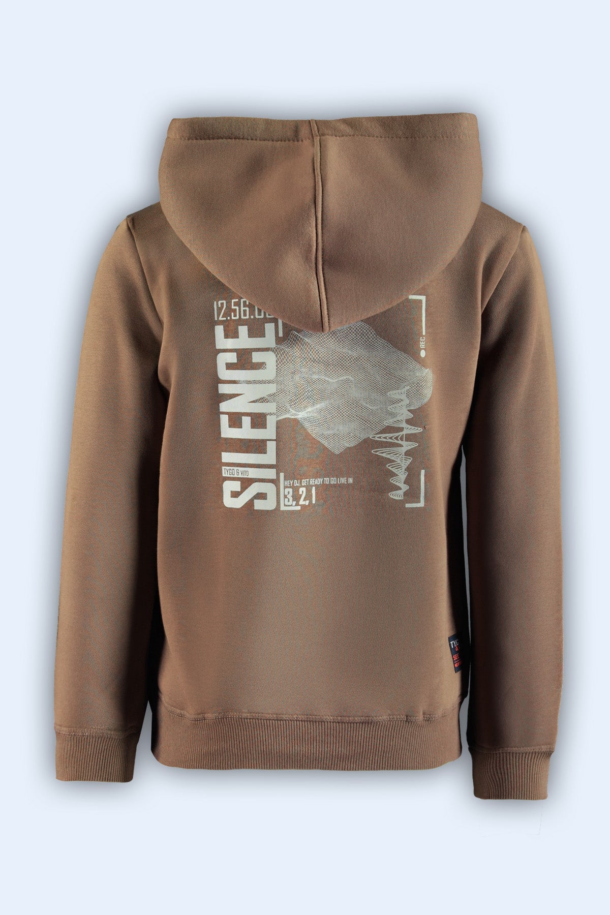 Hoodie Hank Licht Bruin