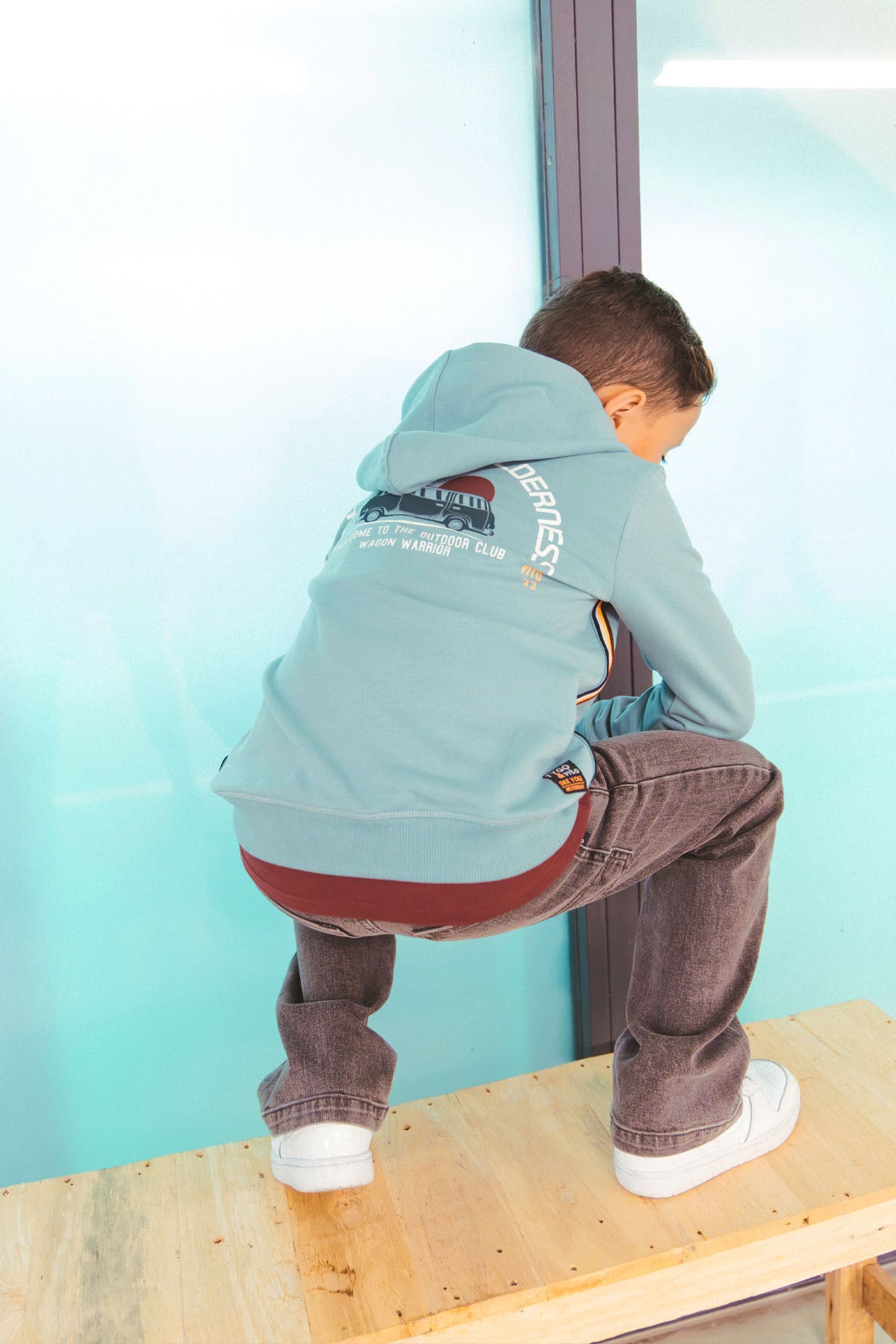 Hoodie Hank Licht Groen