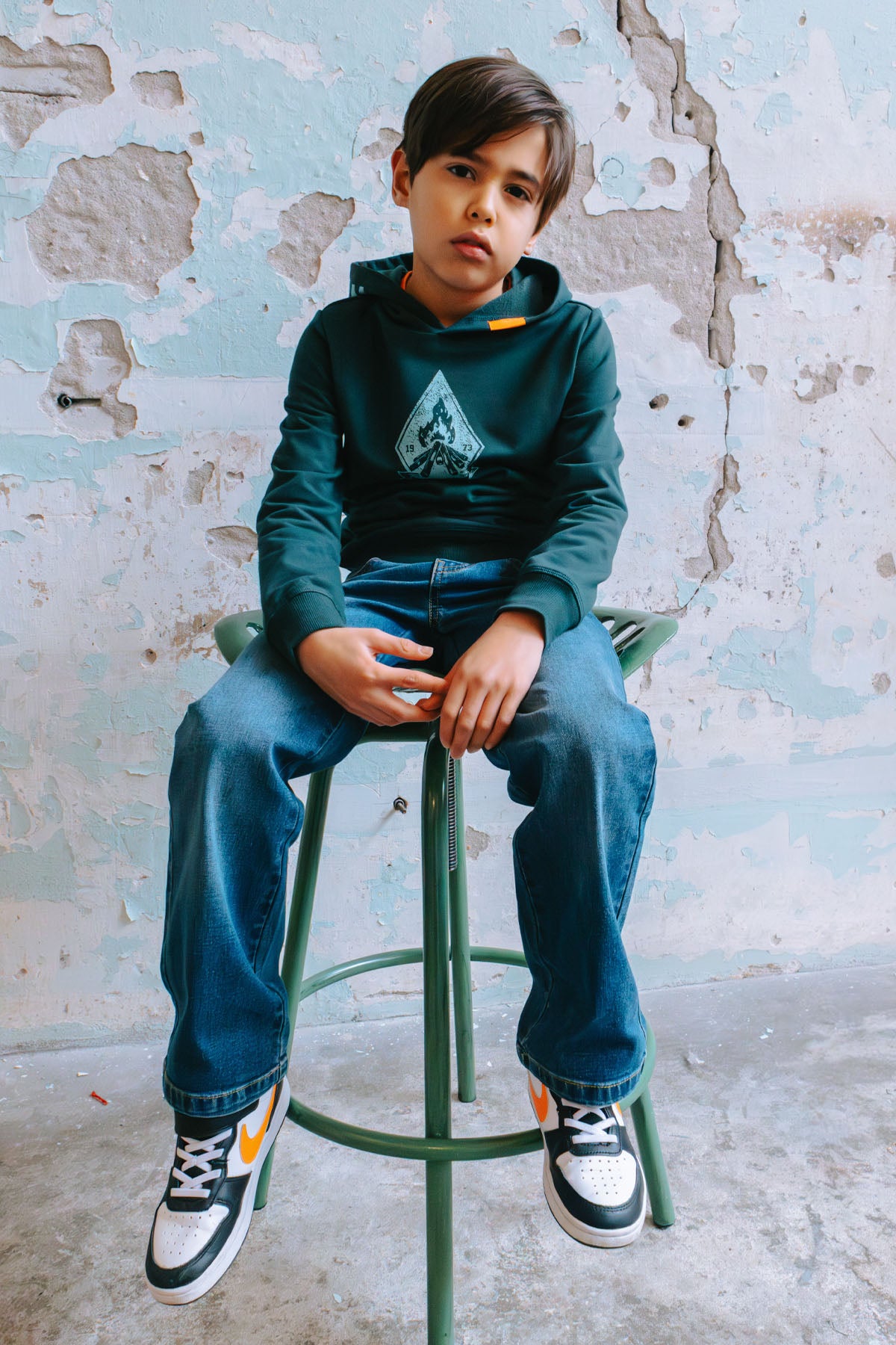 Hoodie Hobie Donker Groen