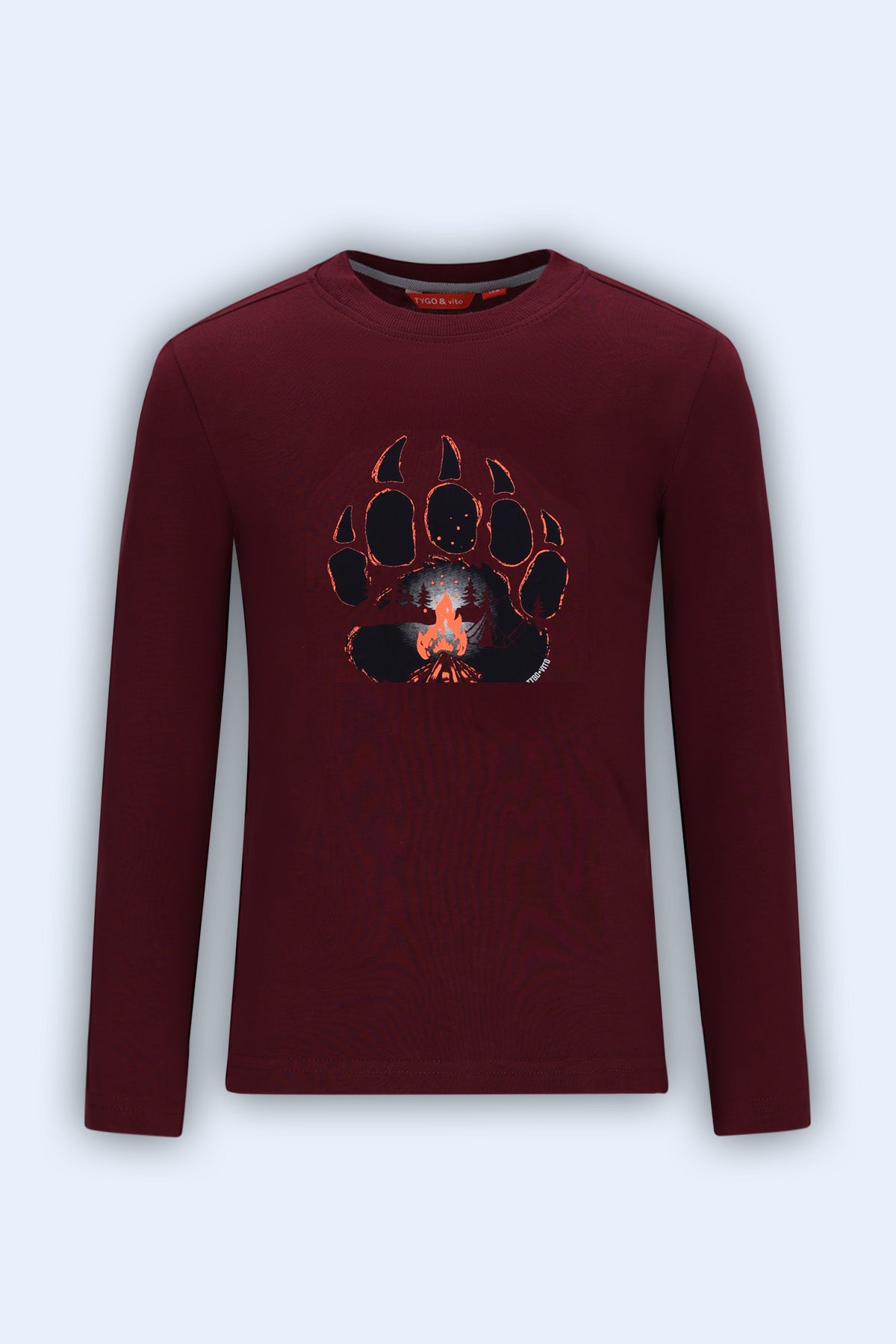 Longsleeve Max Donker Rood