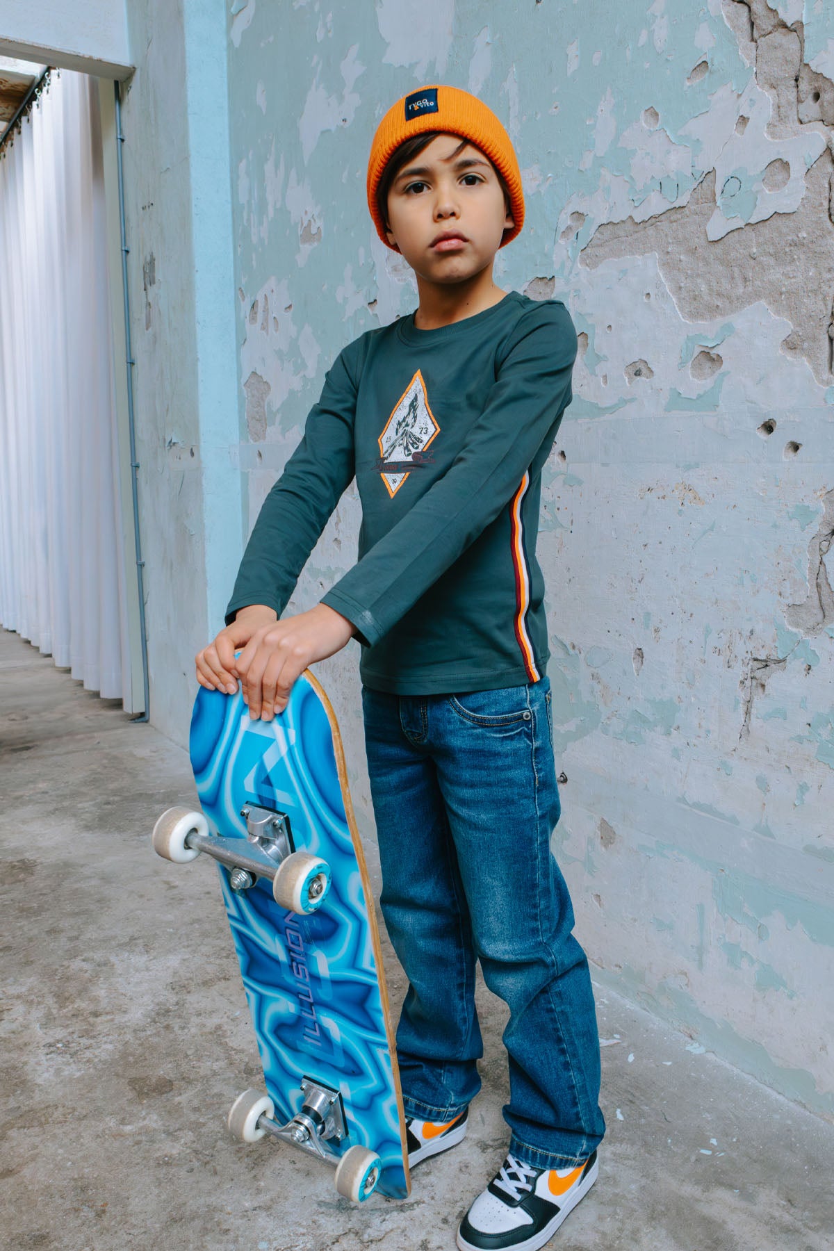 Longsleeve Mason Donker Groen