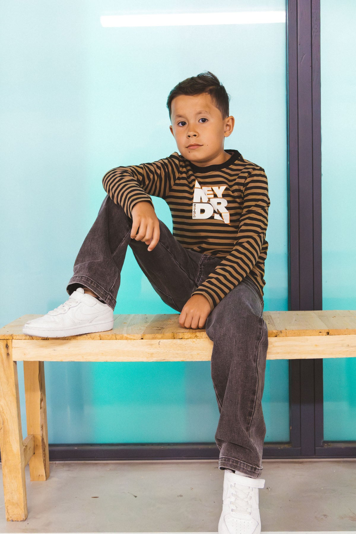 Longsleeve Melle Licht Bruin