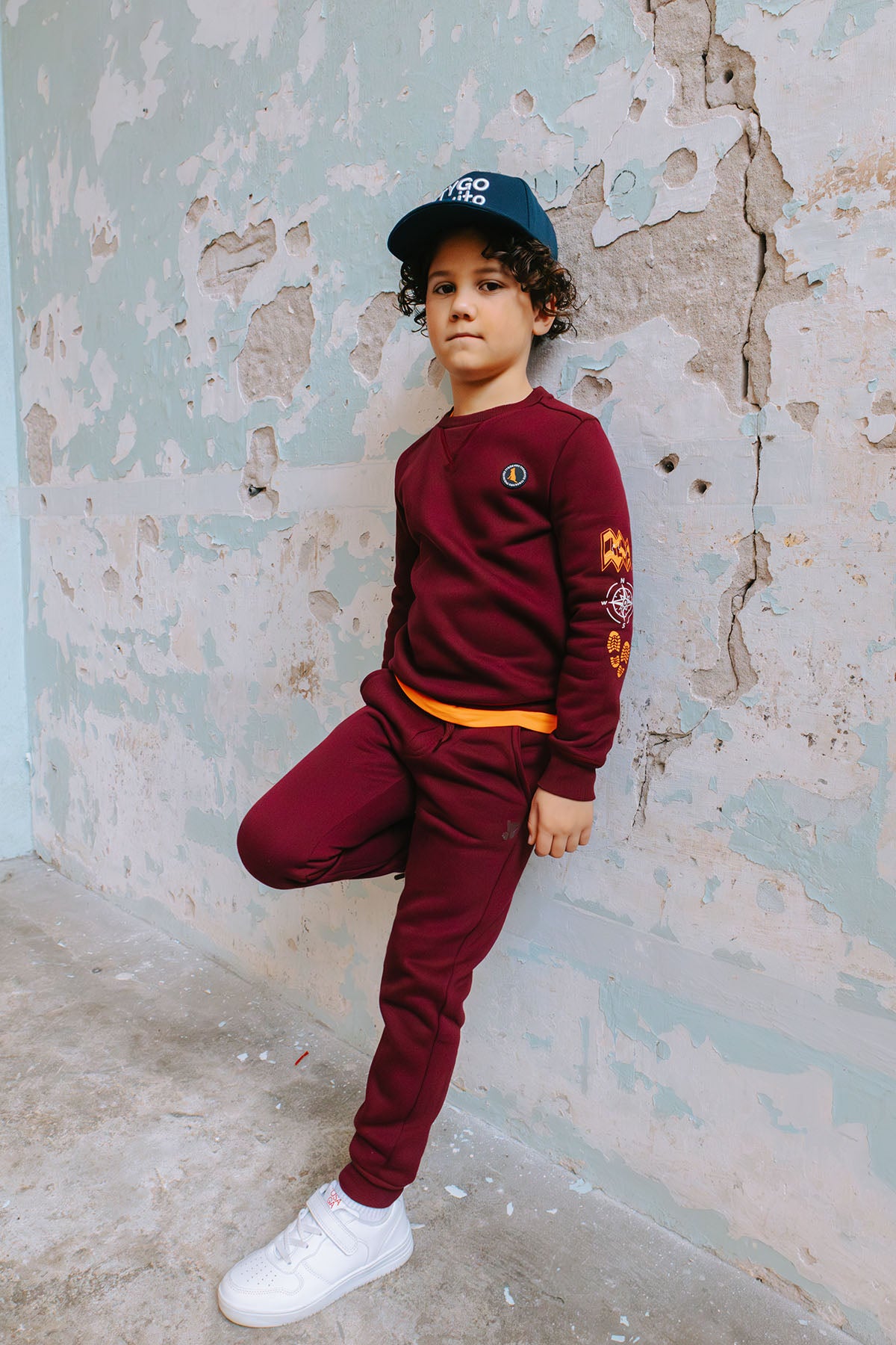 Jogging Broek Boaz Donker Rood