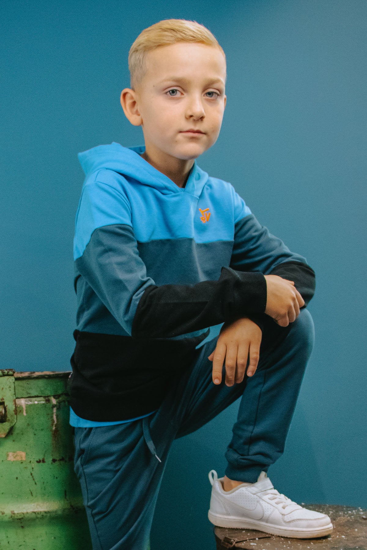 Joggingpak colorblock Groen