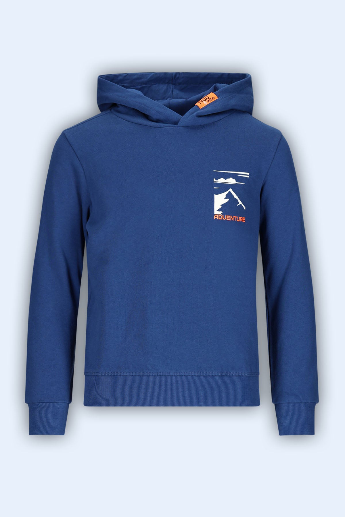Hoodie Huxley Blauw