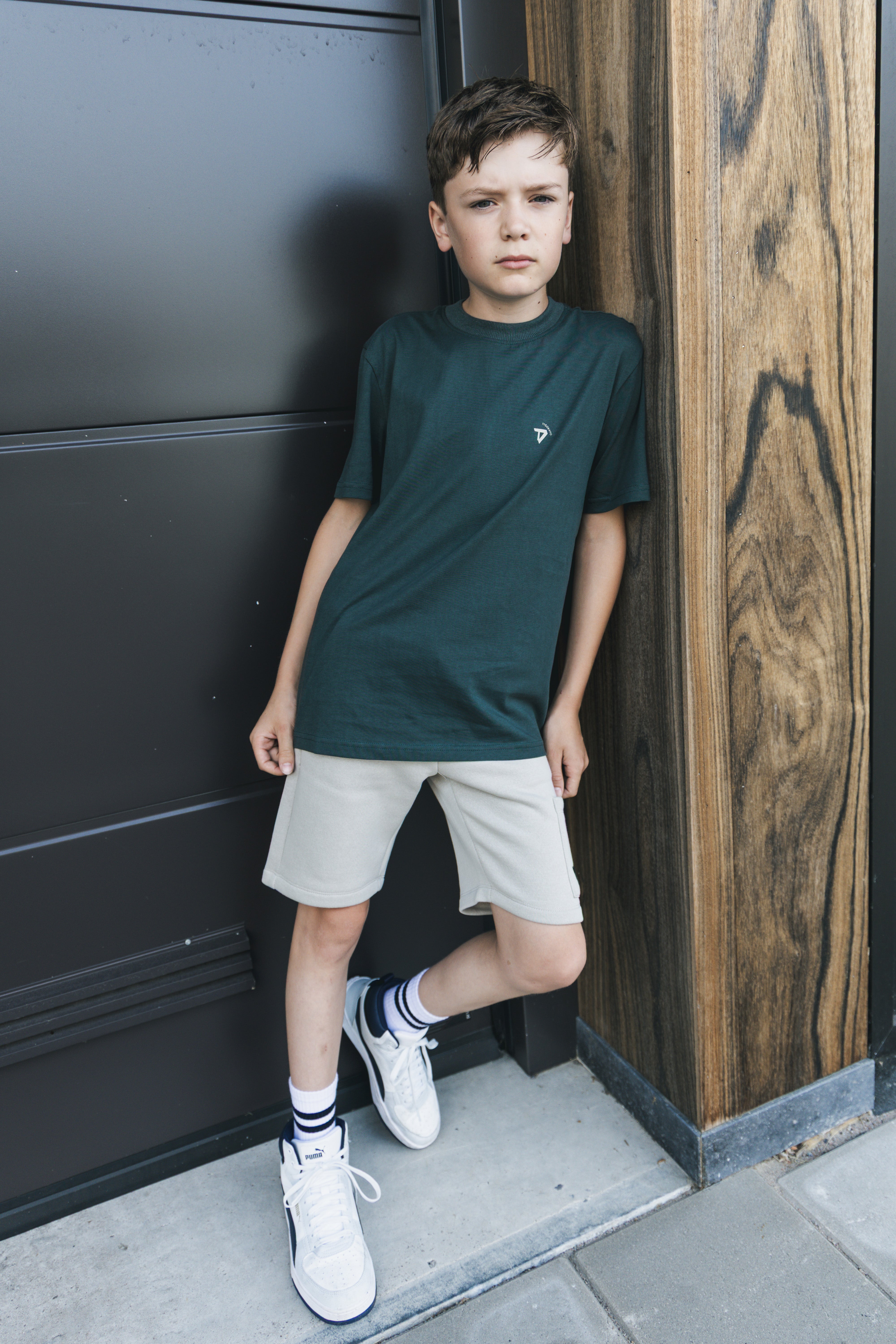 T-shirt Dolan Donkergroen