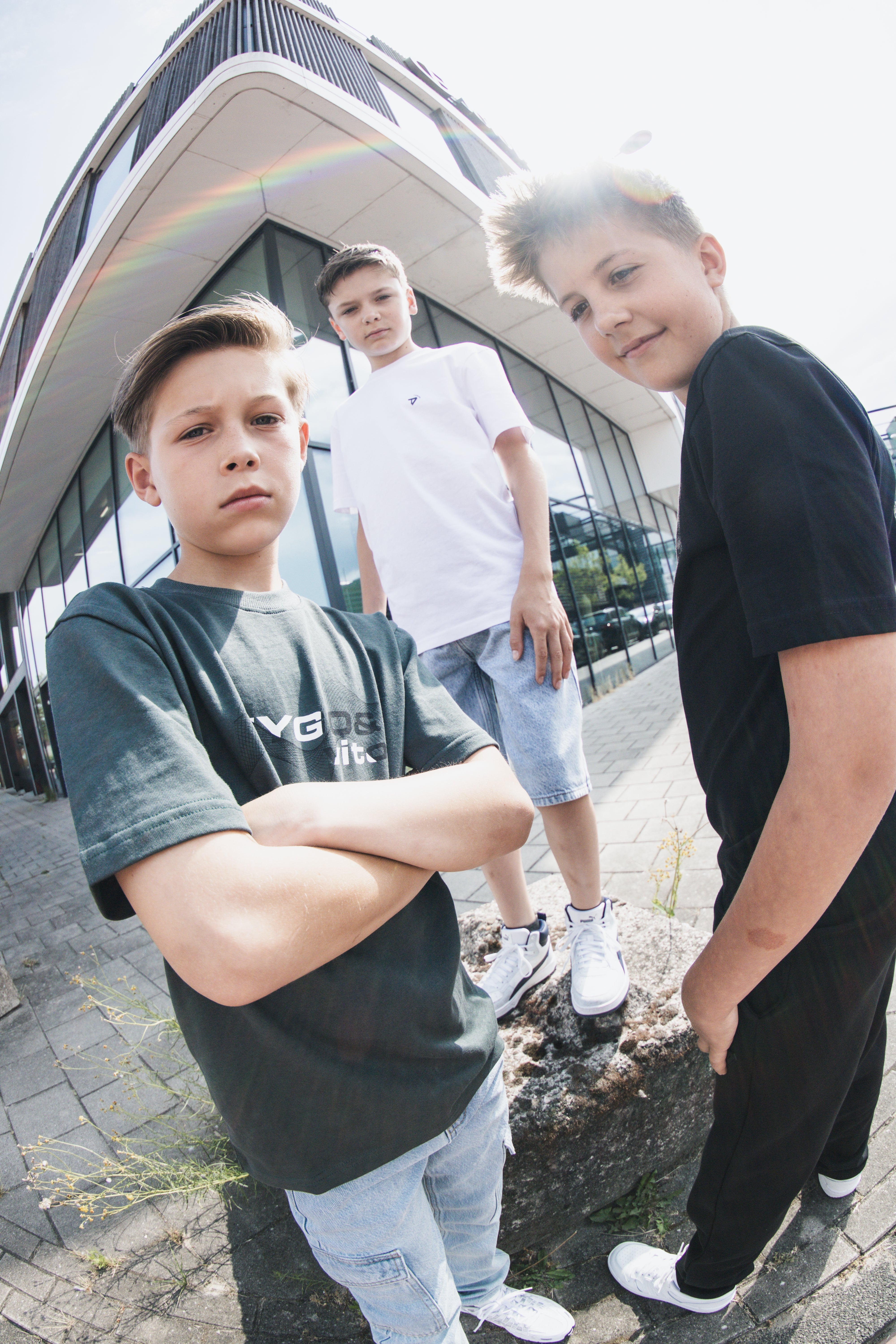 T-shirt Loosefit Drace Donkergroen