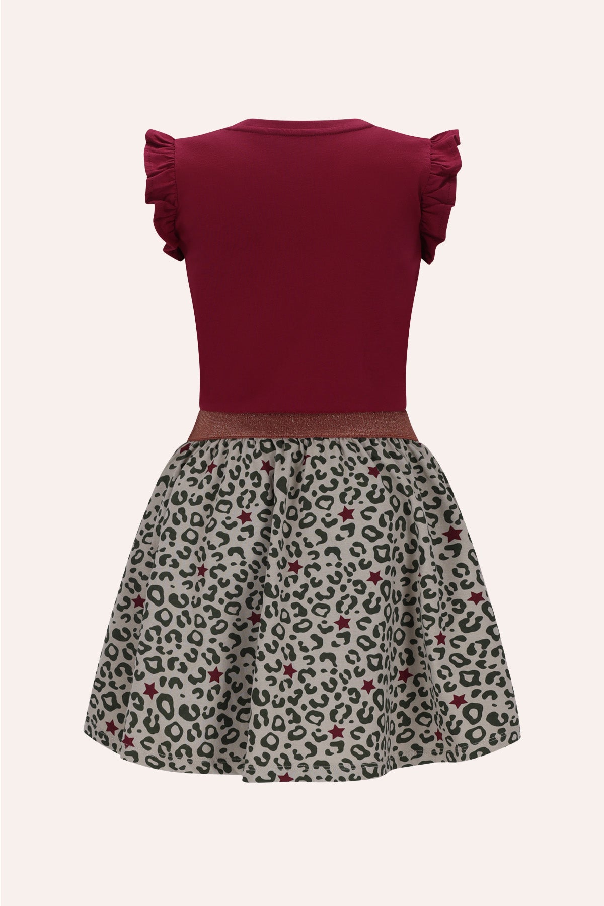 Dress Jess Donker Rood