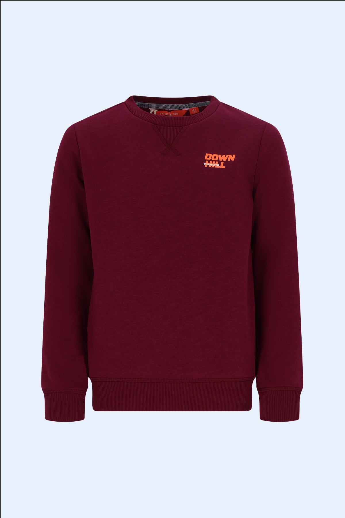 Sweater Silver Donkerrood