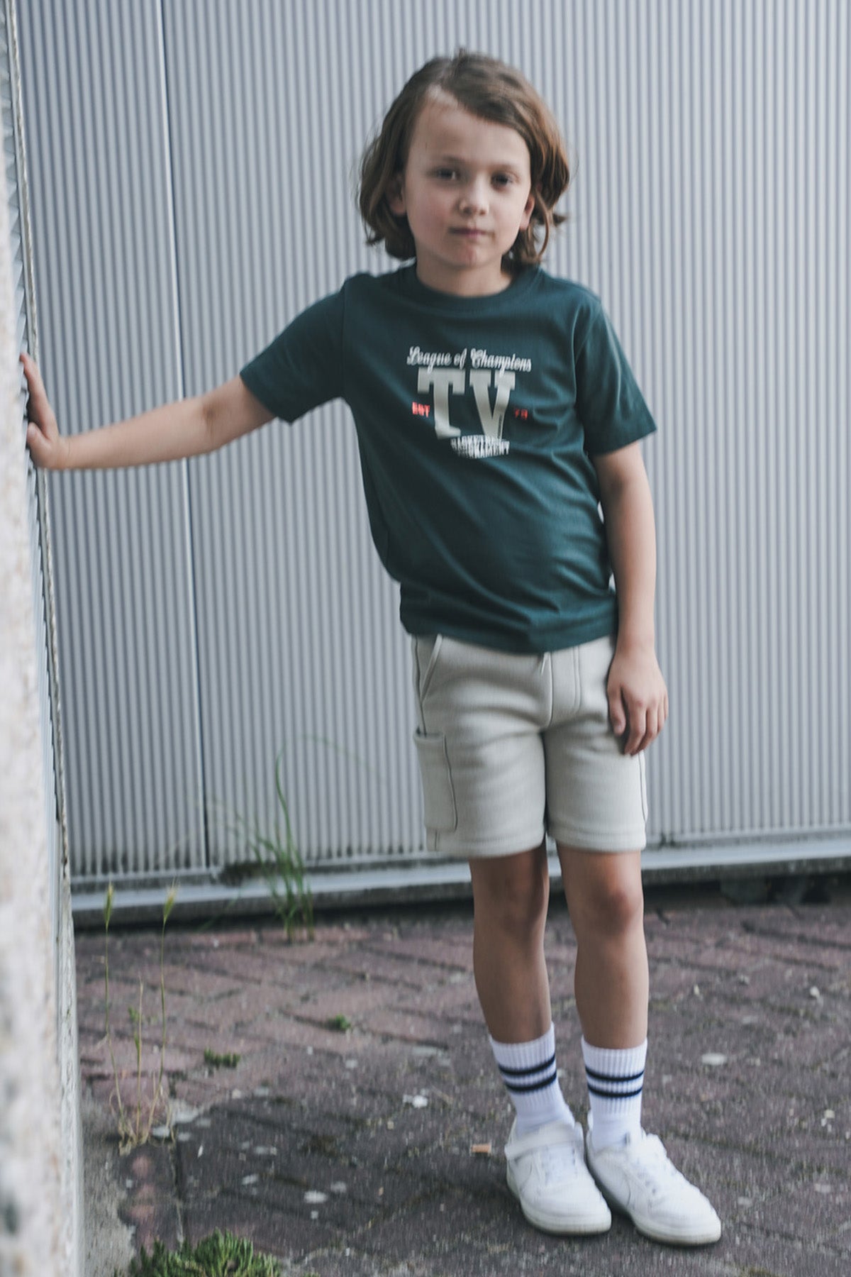 T-shirt Jaimy Donkergroen