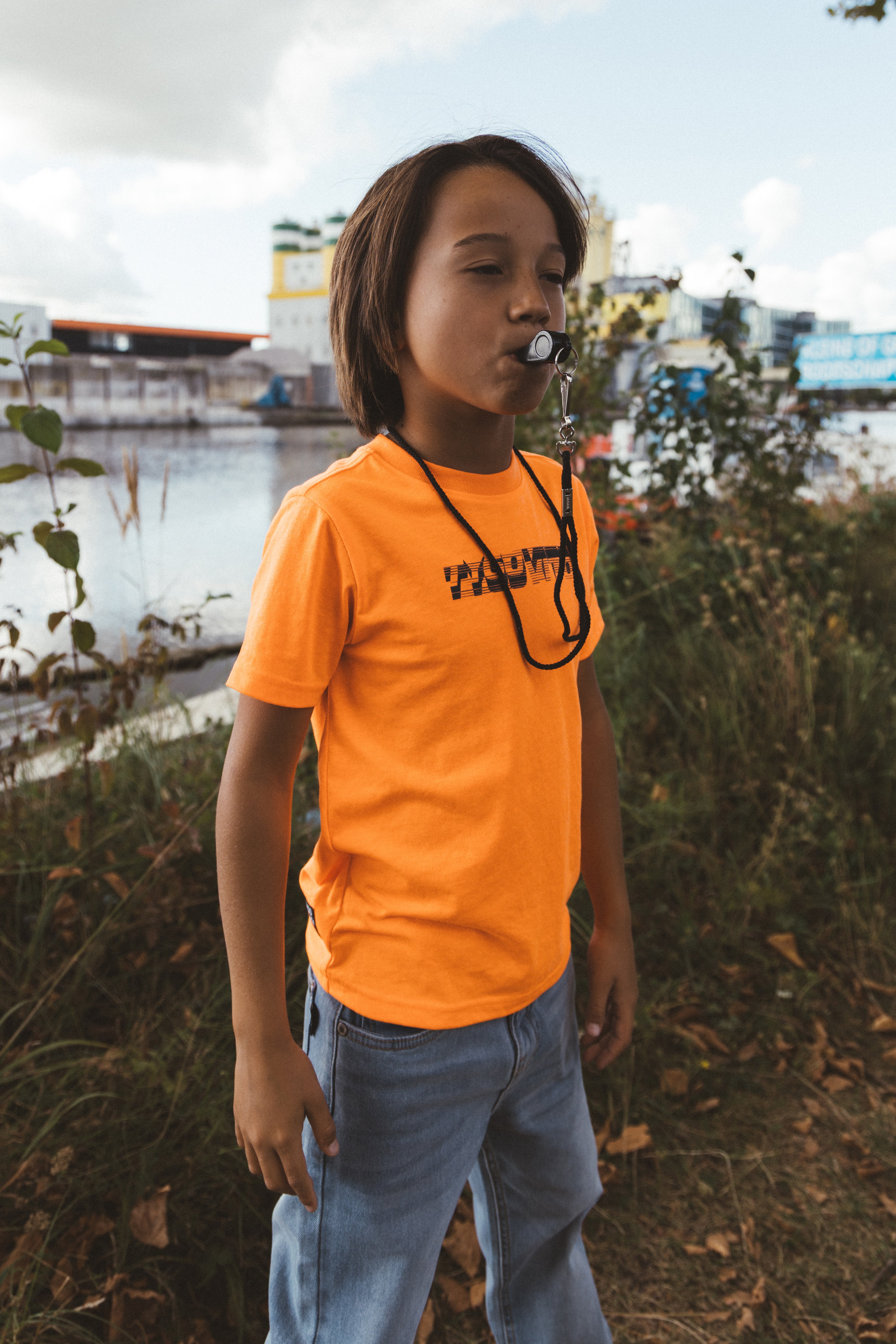 T-shirt James Oranje