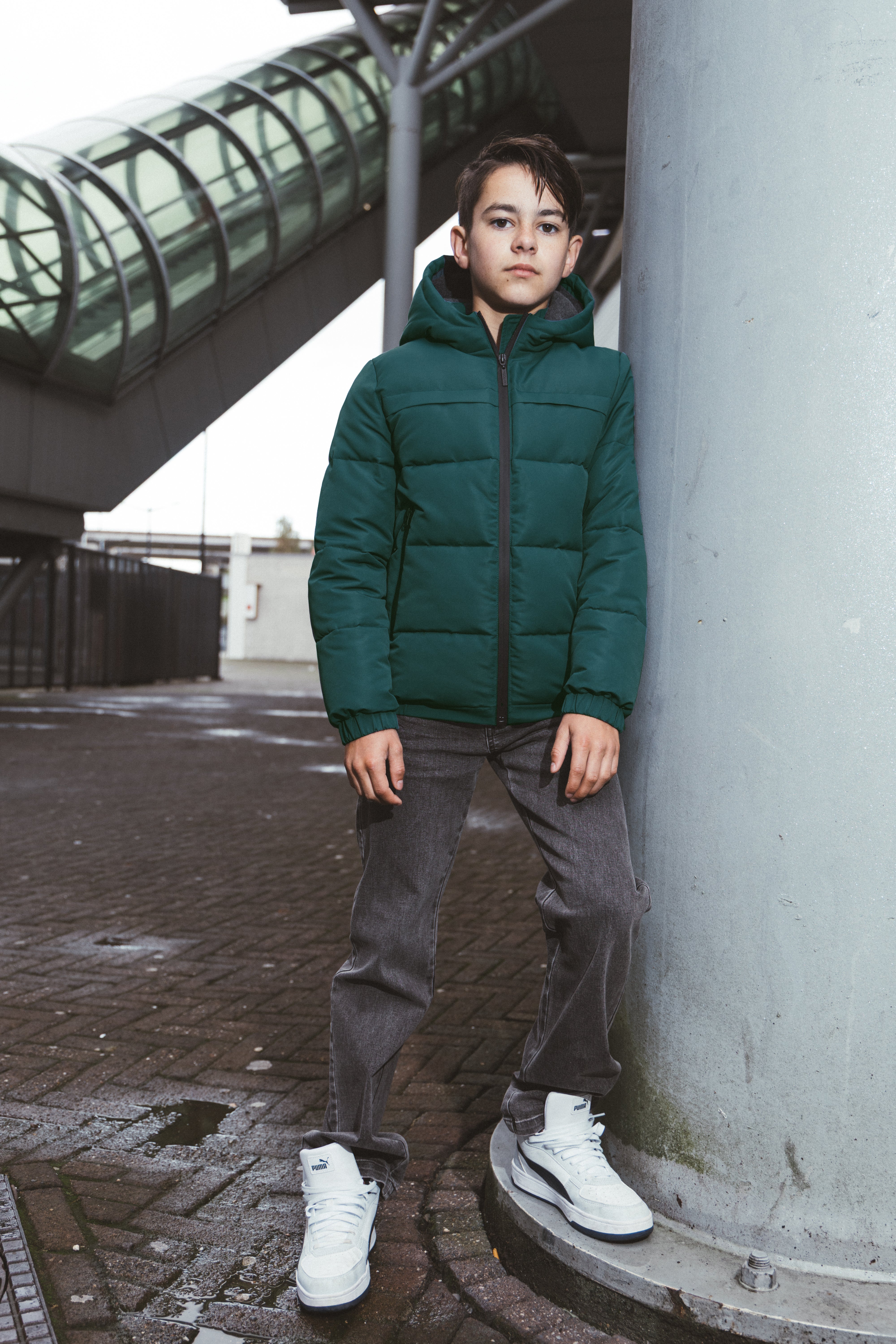Jas Bart Donkergroen