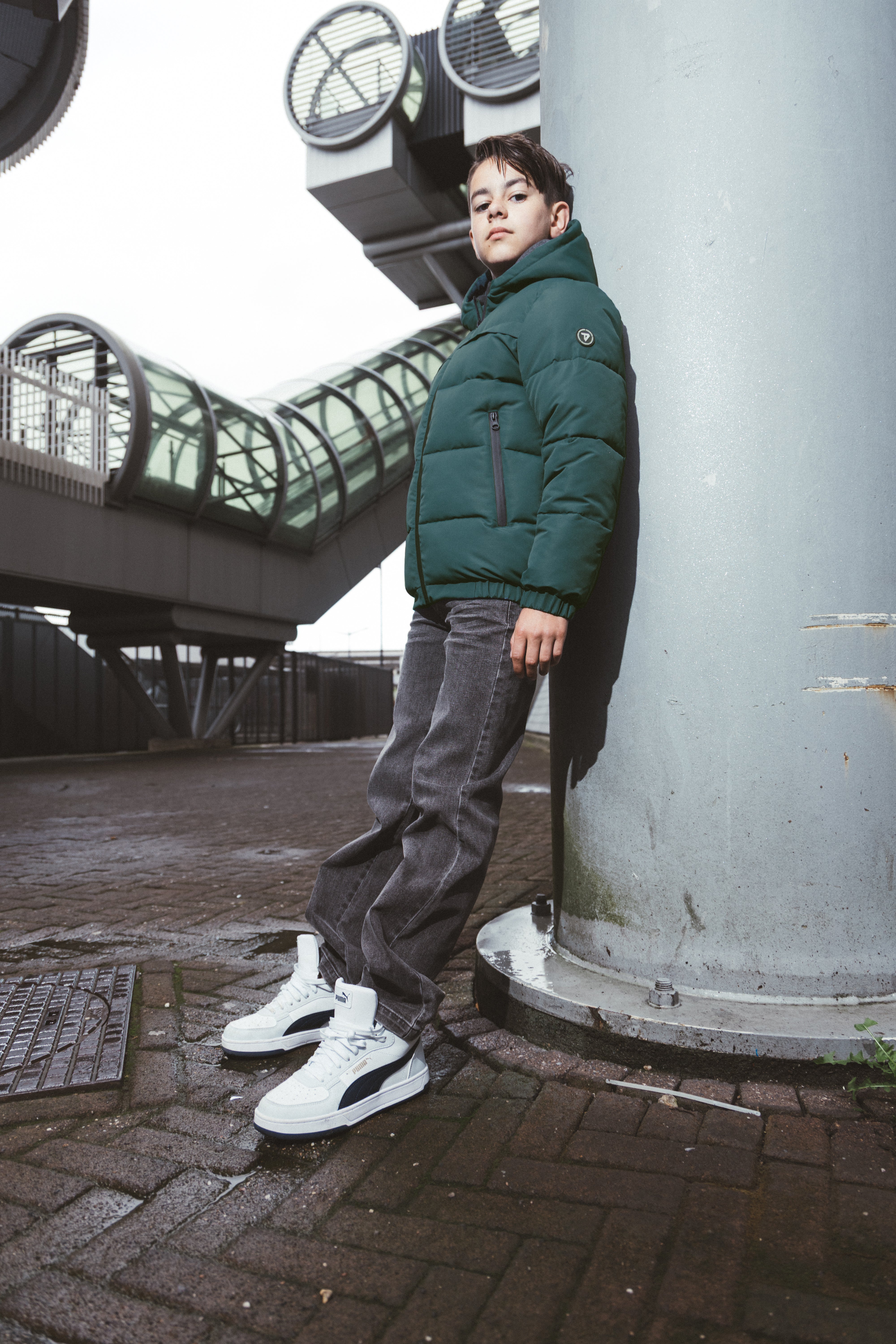 Jas Bart Donkergroen