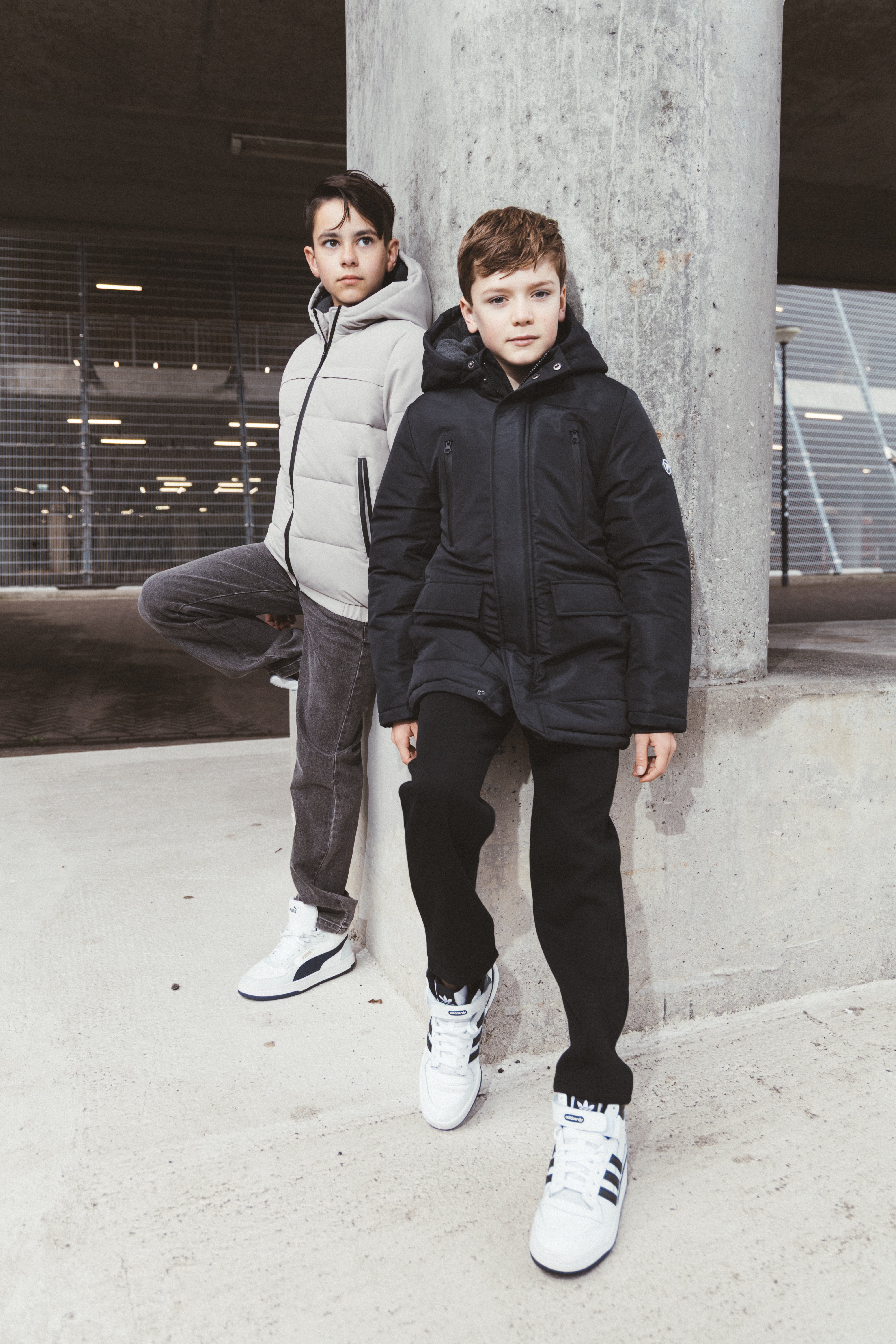 Parka Bor Zwart Black