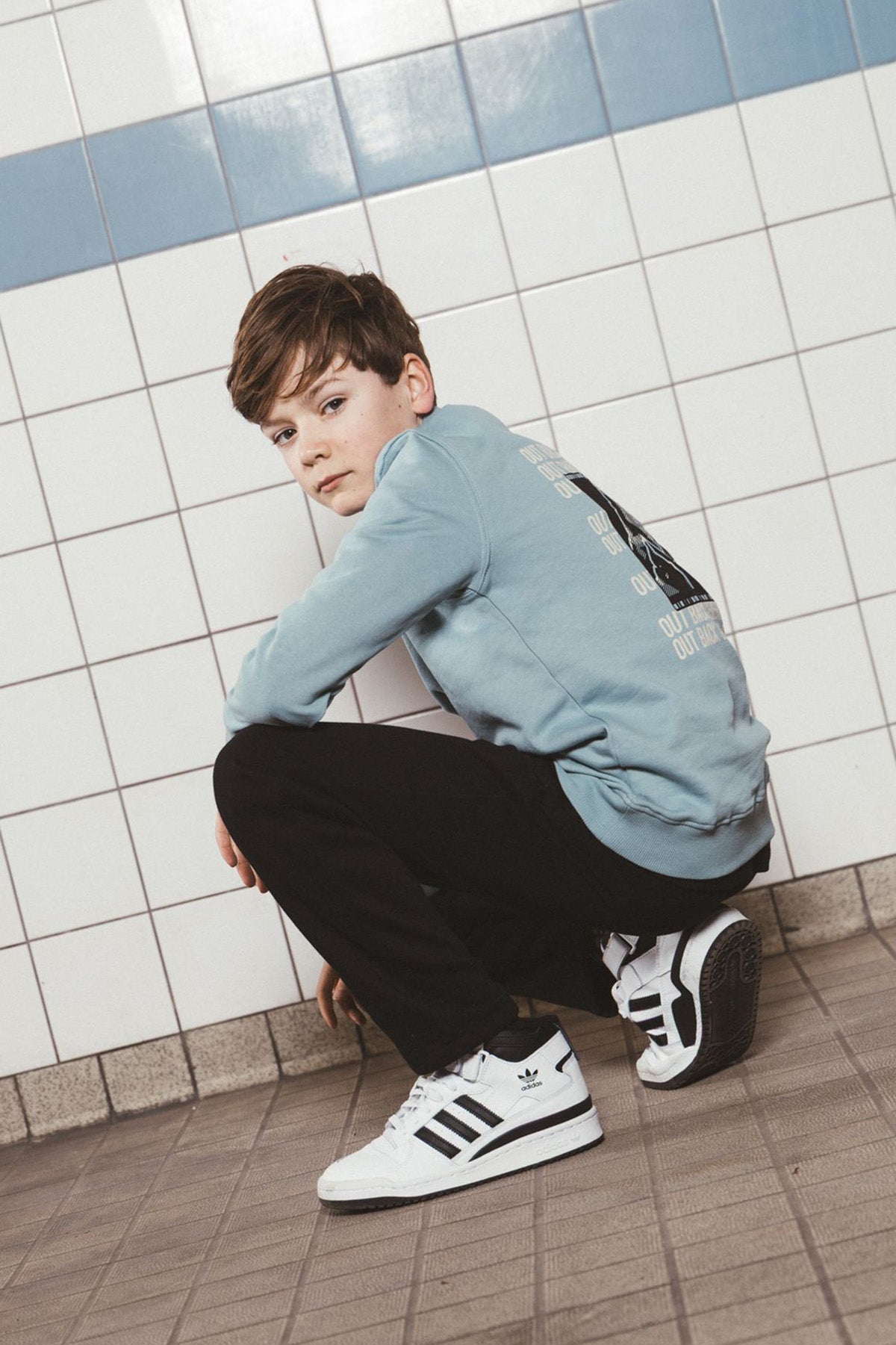 Sweater Nate Blauwgrijs