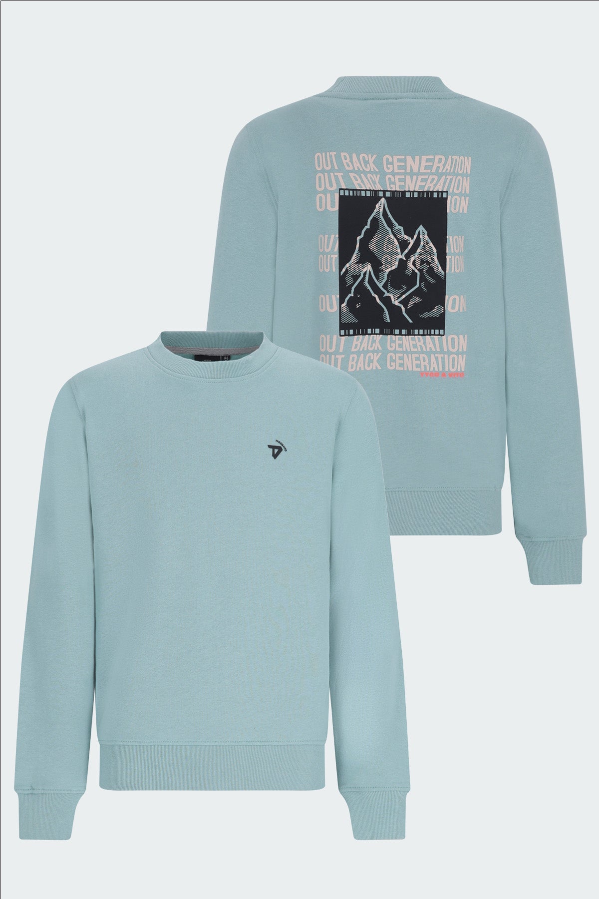 Sweater Nate Blauwgrijs