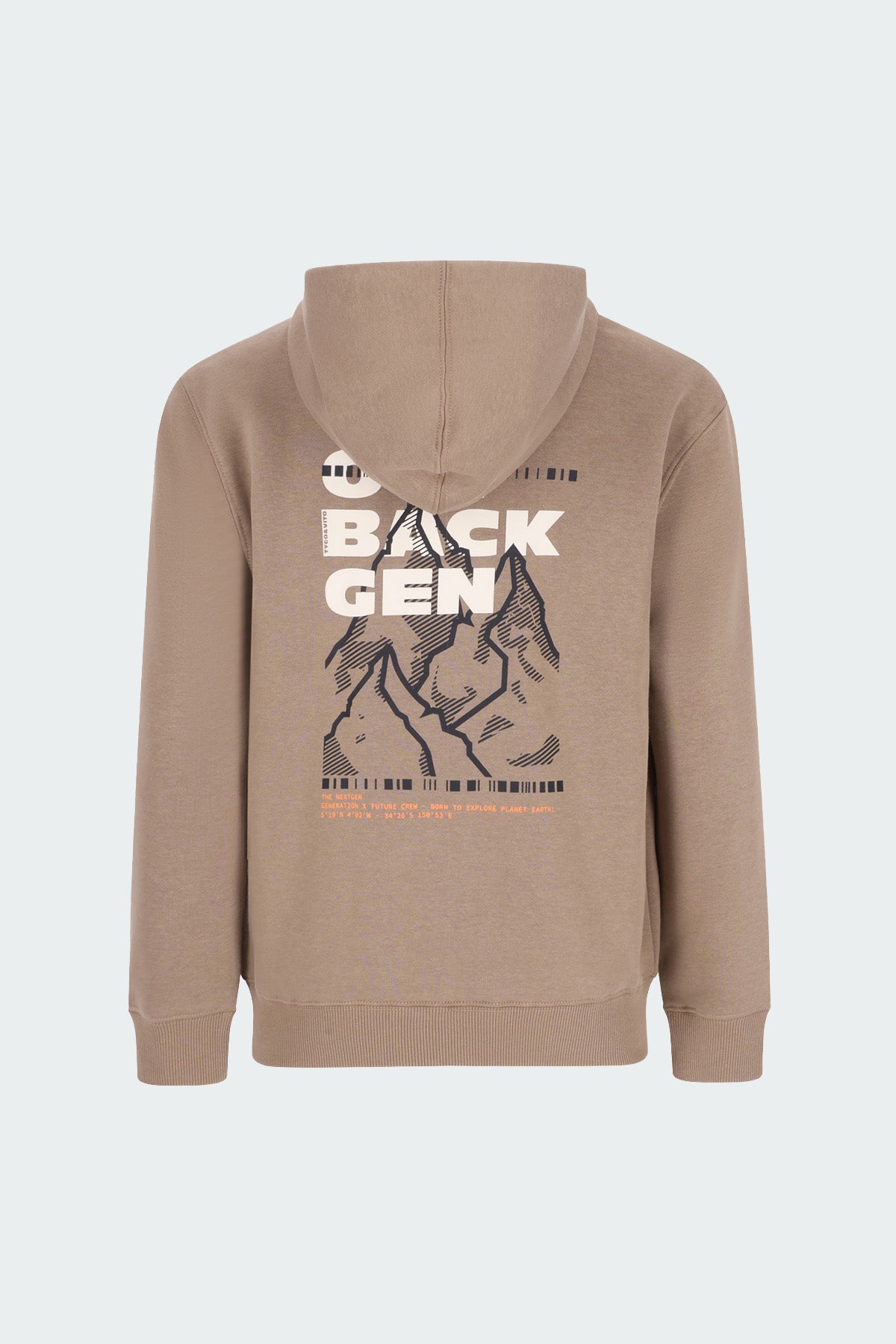 Hoodie Nigel oversized fit Beige