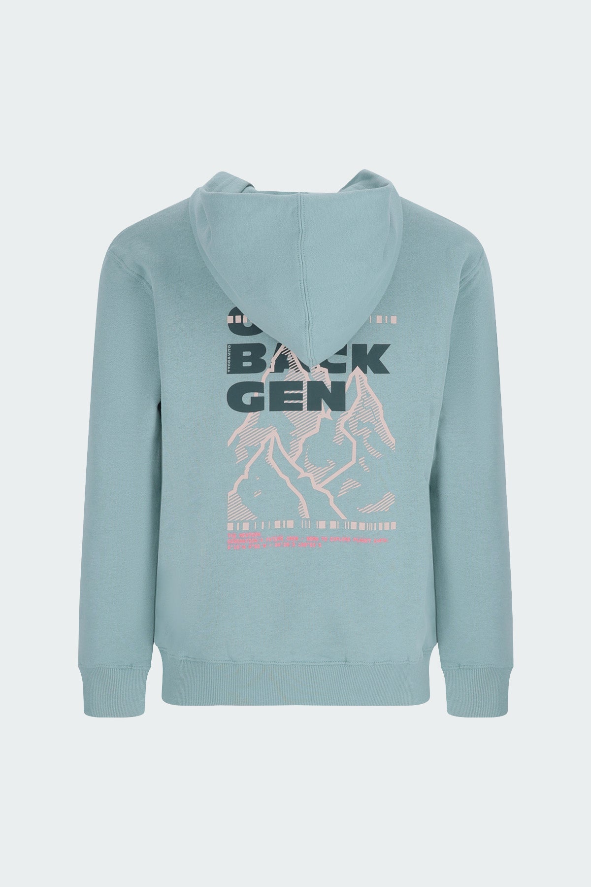 Hoodie Nigel oversized fit Blauwgrijs