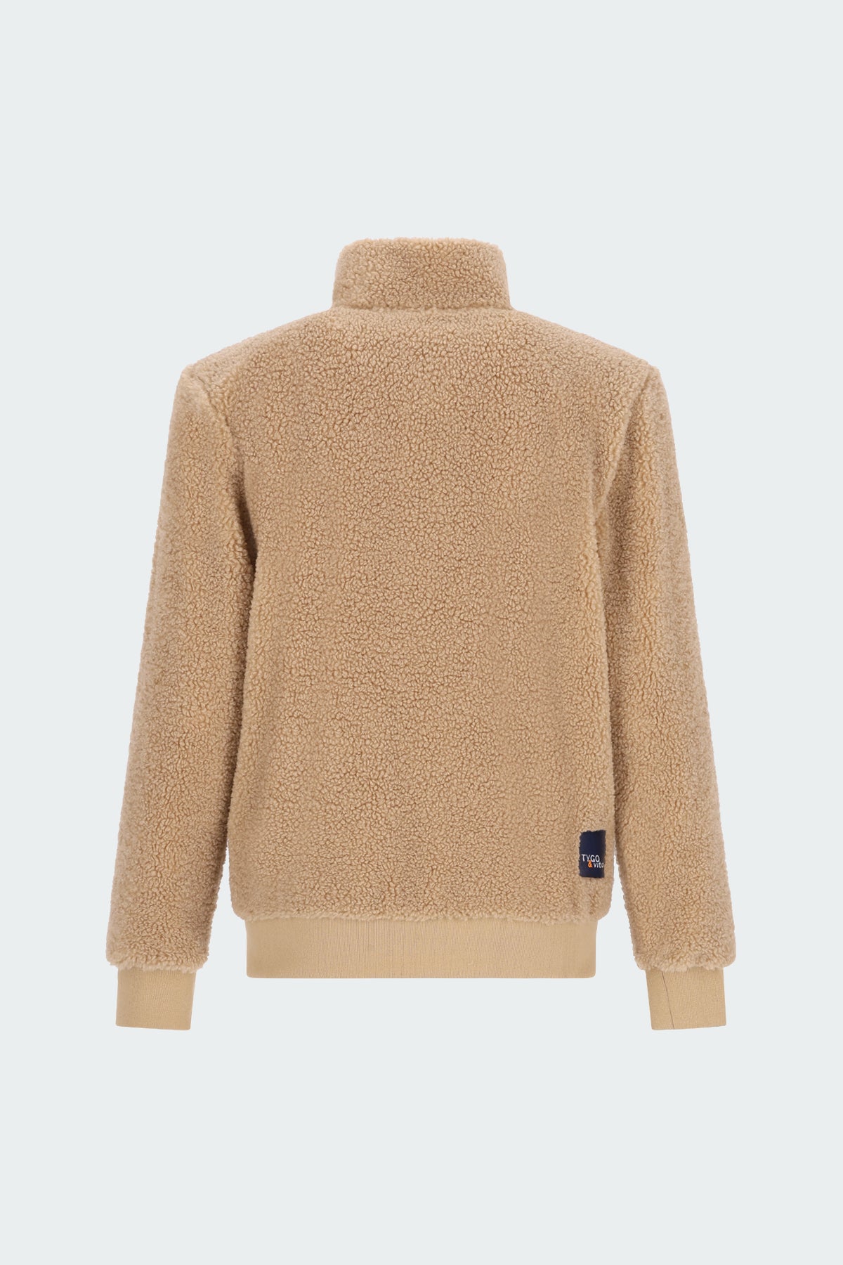 Borg Vest Vin Beige