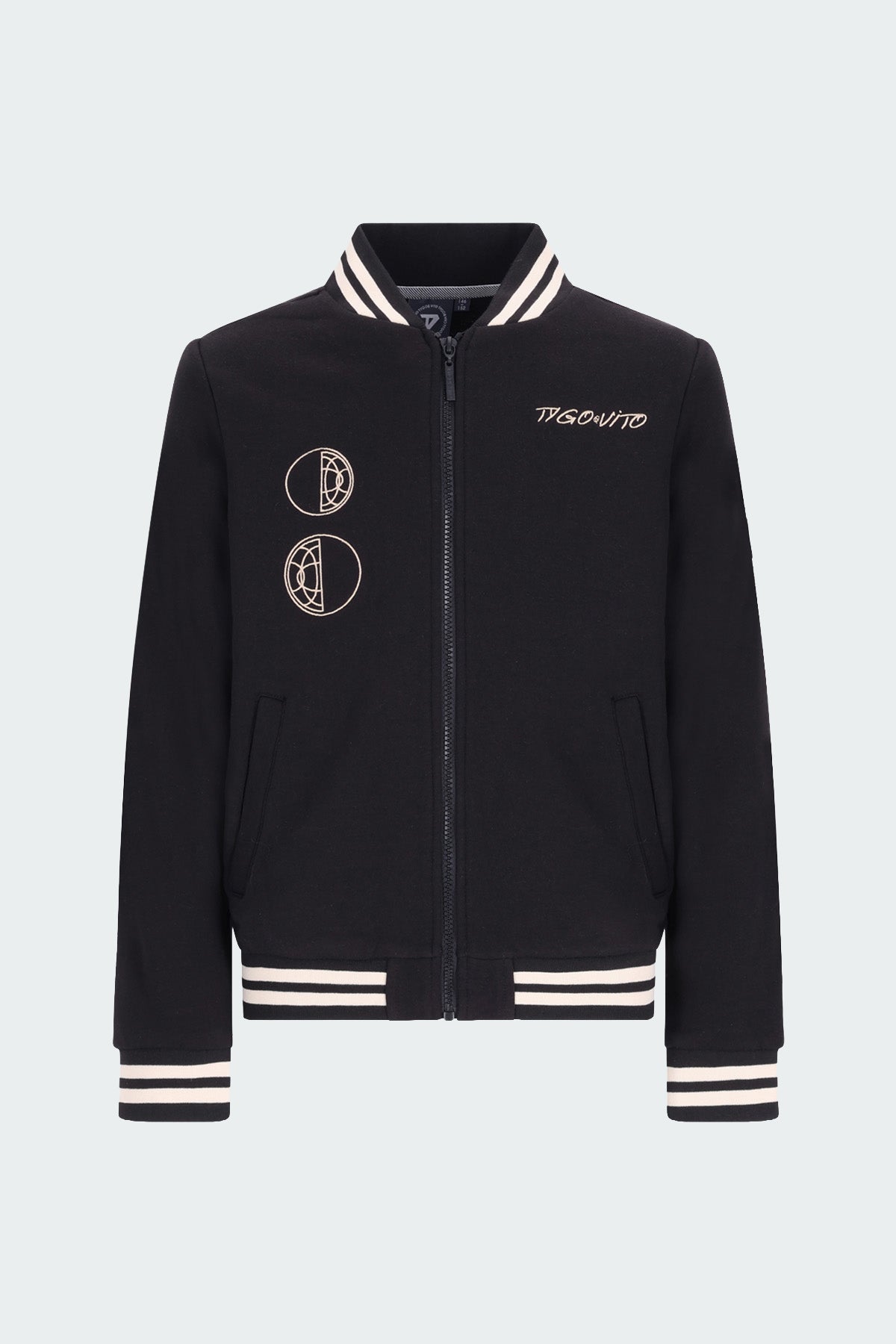 Baseball vest Vance Zwart Black