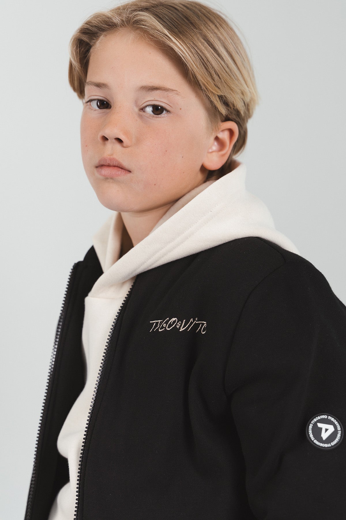 Baseball vest Vance Zwart Black