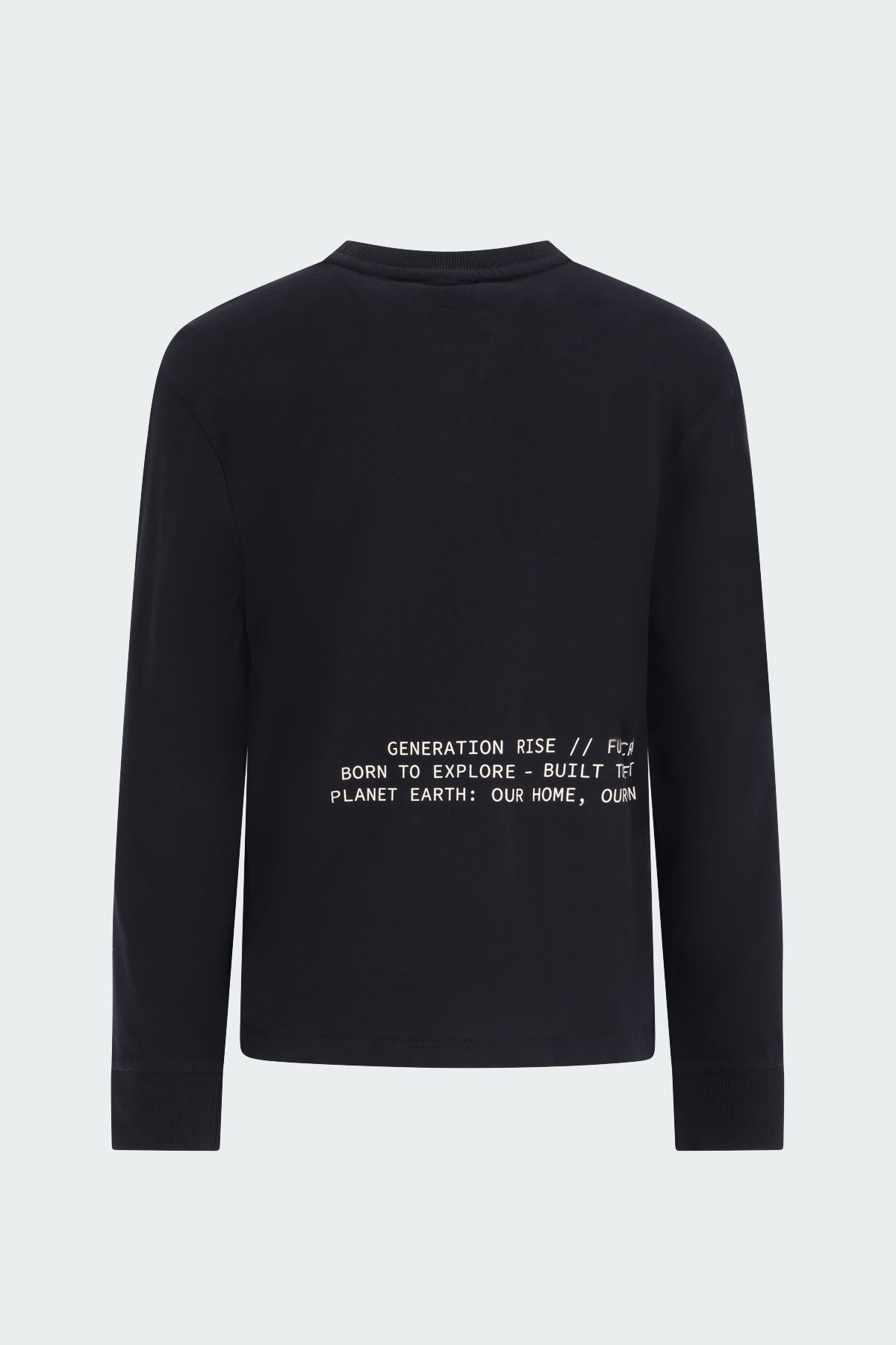 Longsleeve Nox Oversized fit Zwart