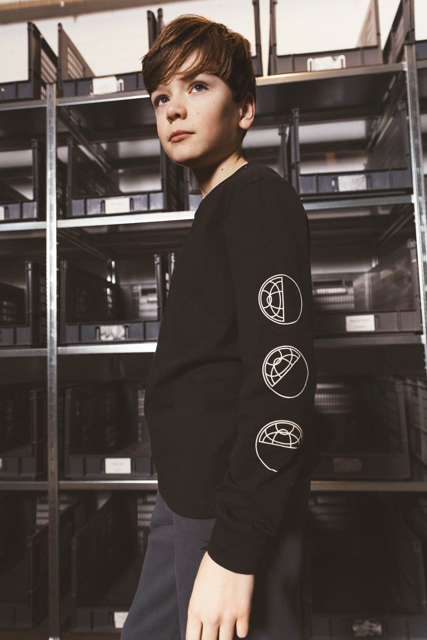 Longsleeve Nox Oversized fit Zwart