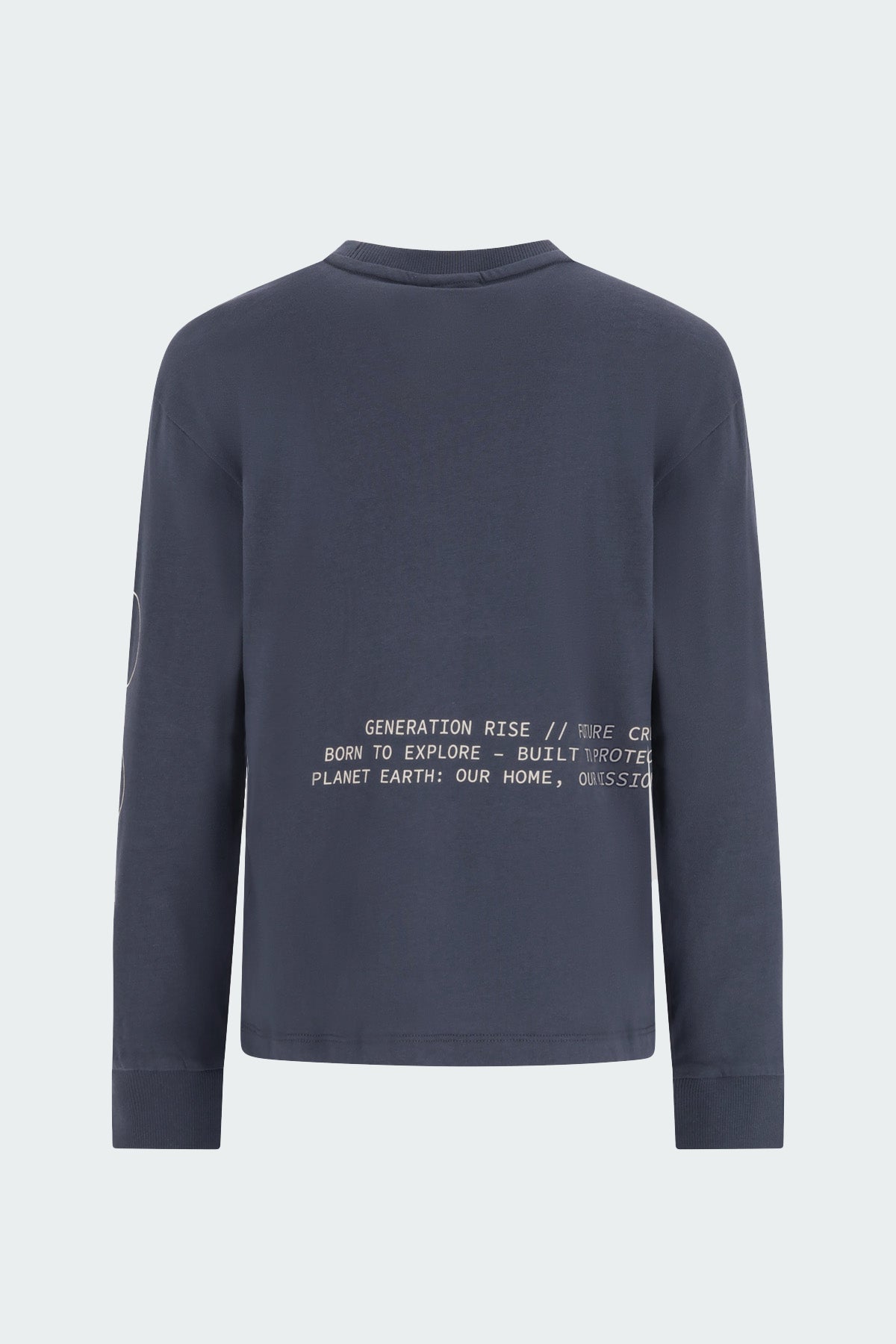 Longsleeve Nox Oversized fit Donkergrijs