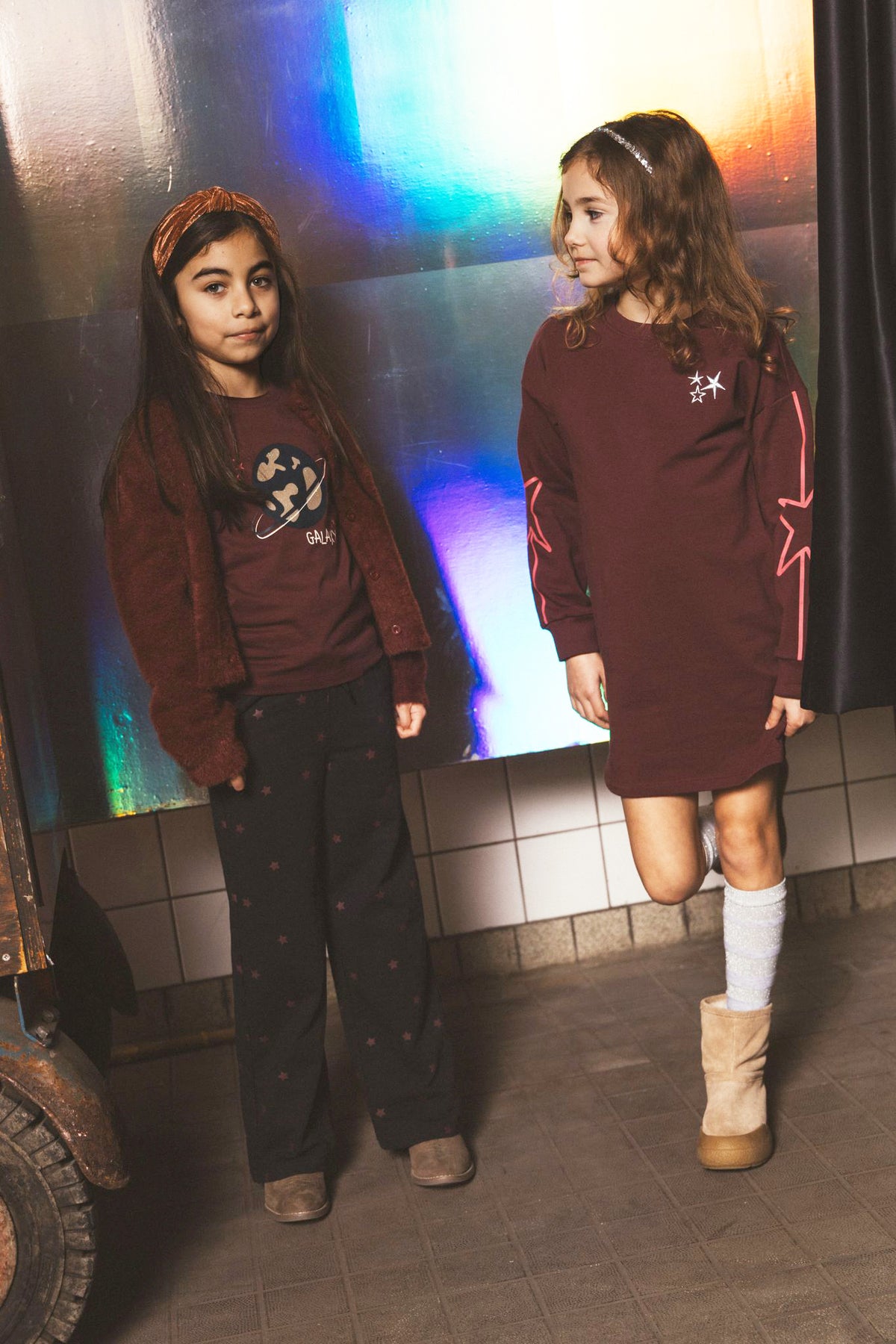 Longsleeve Linde Wijnrood