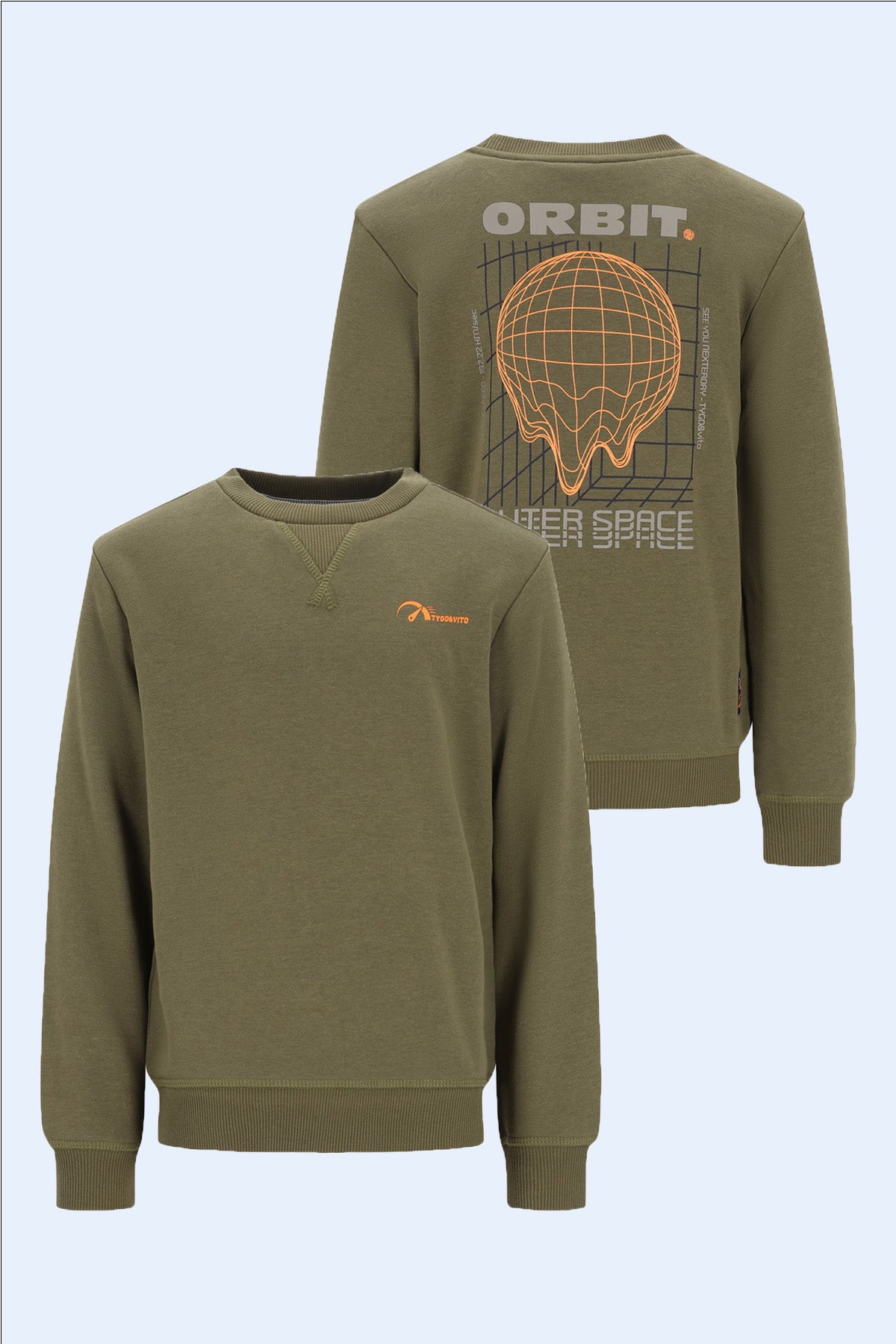 Sweater Silver Olijfgroen