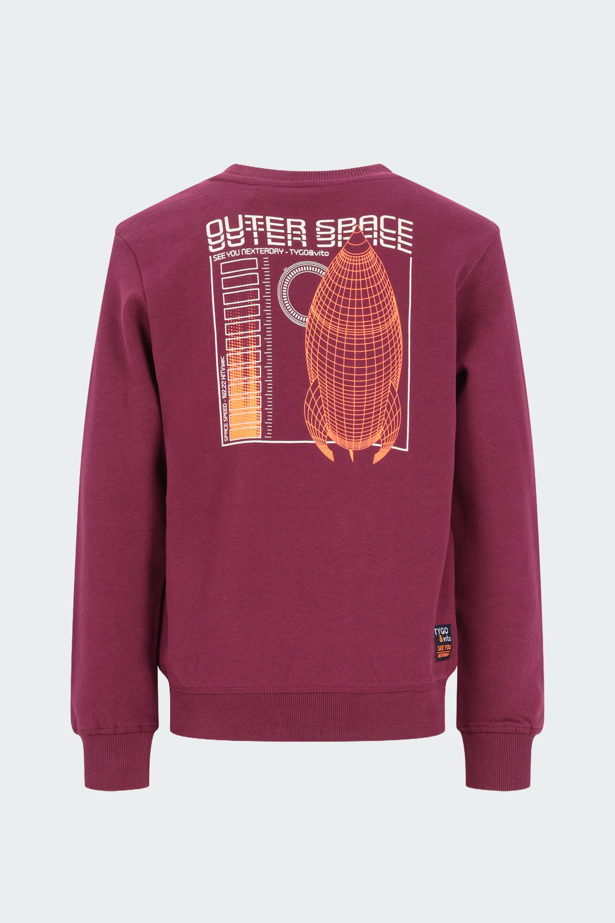 Sweater Silver Wijnrood