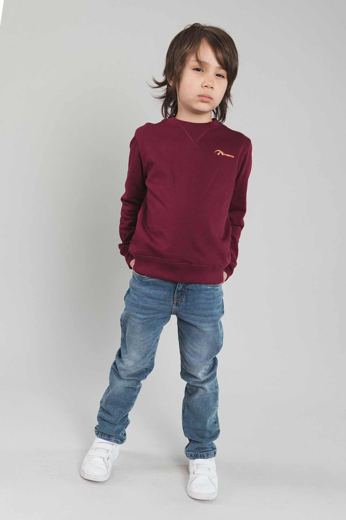 Sweater Silver Wijnrood