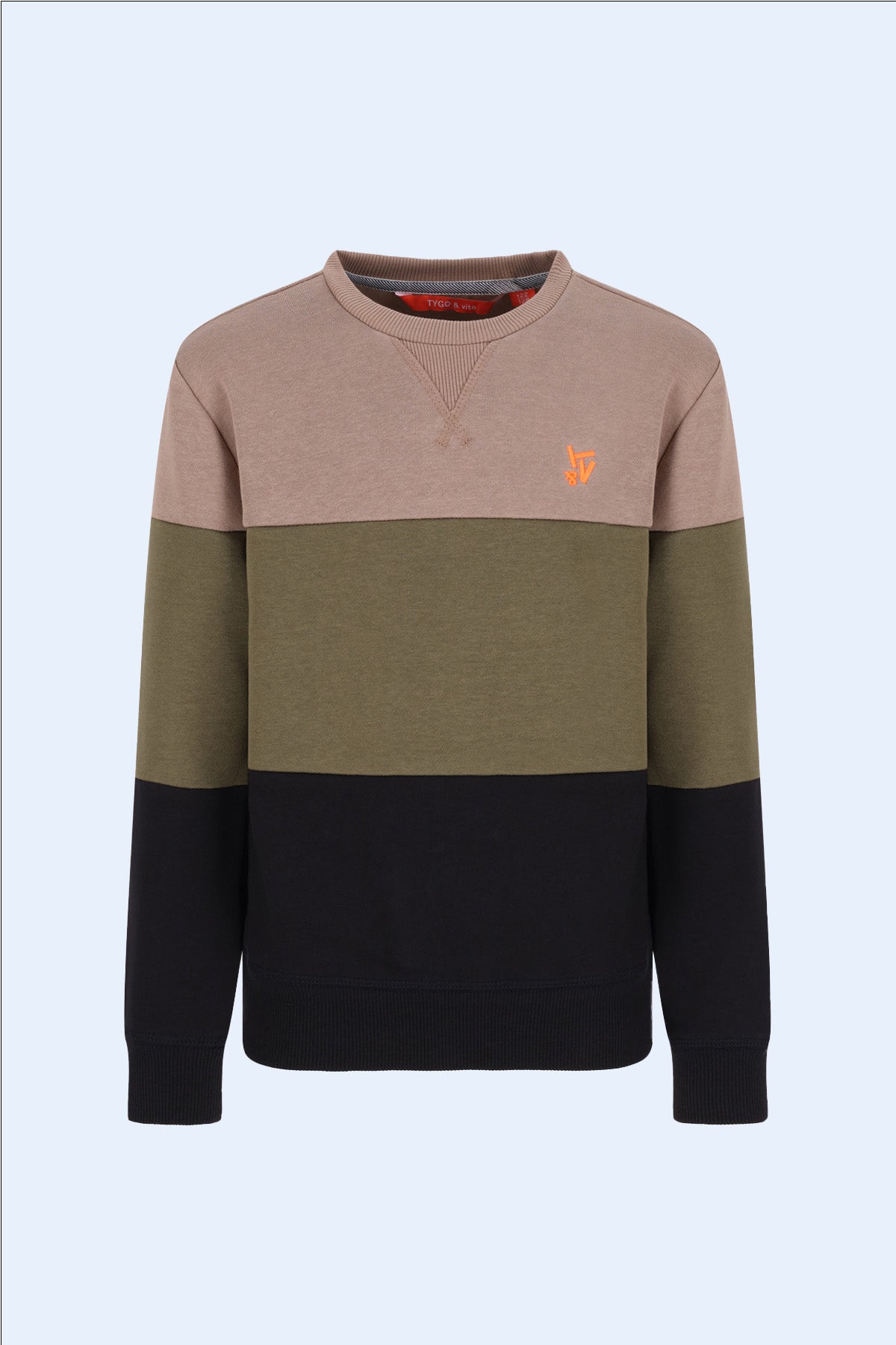 Sweater Scott Olijfgroen