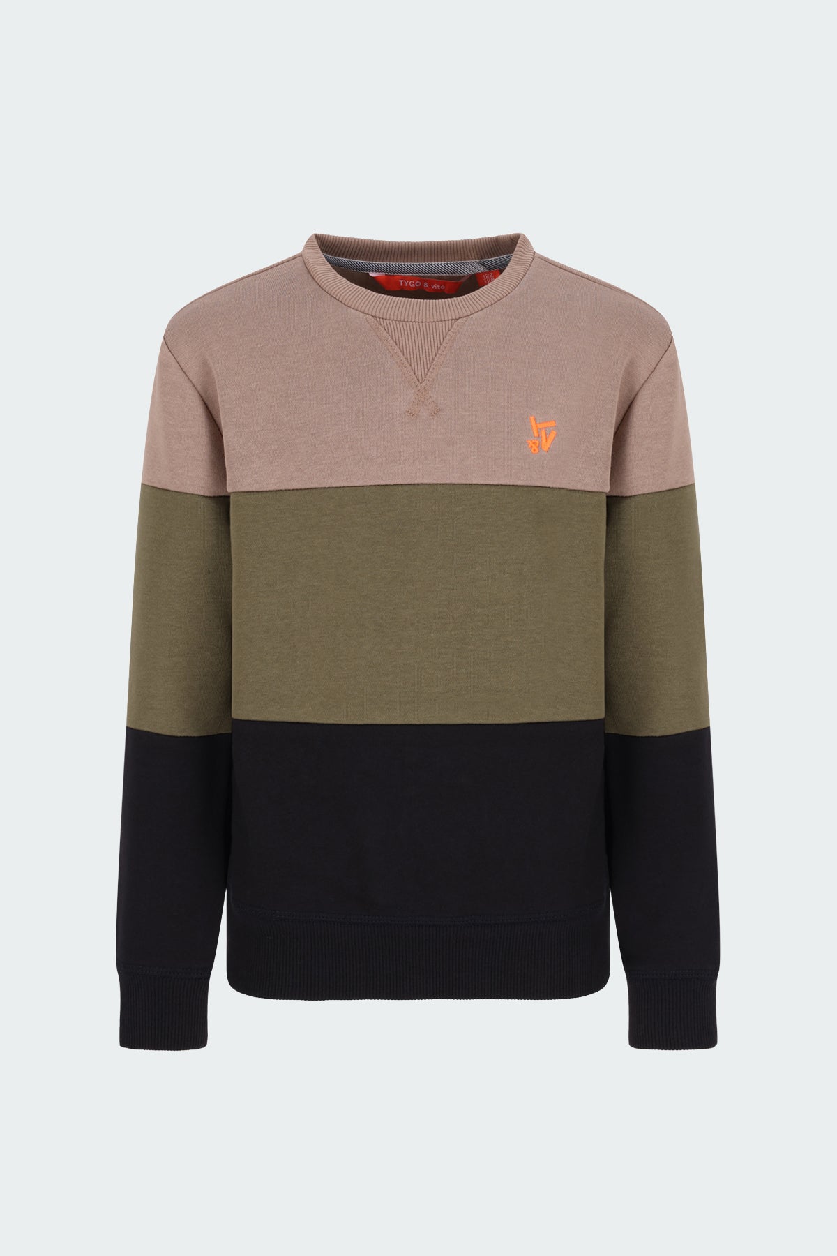 Sweater Scott Olijfgroen
