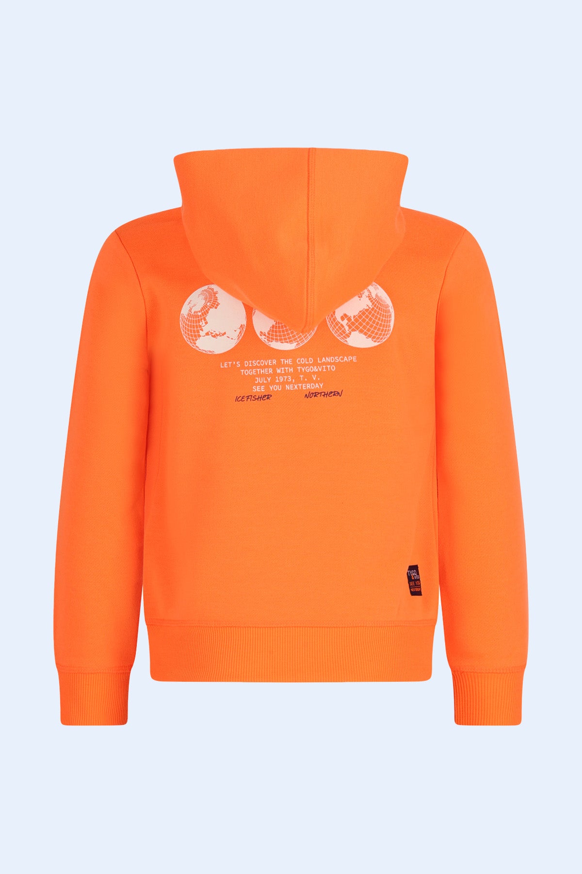 Hoodie Hank Neon Orange