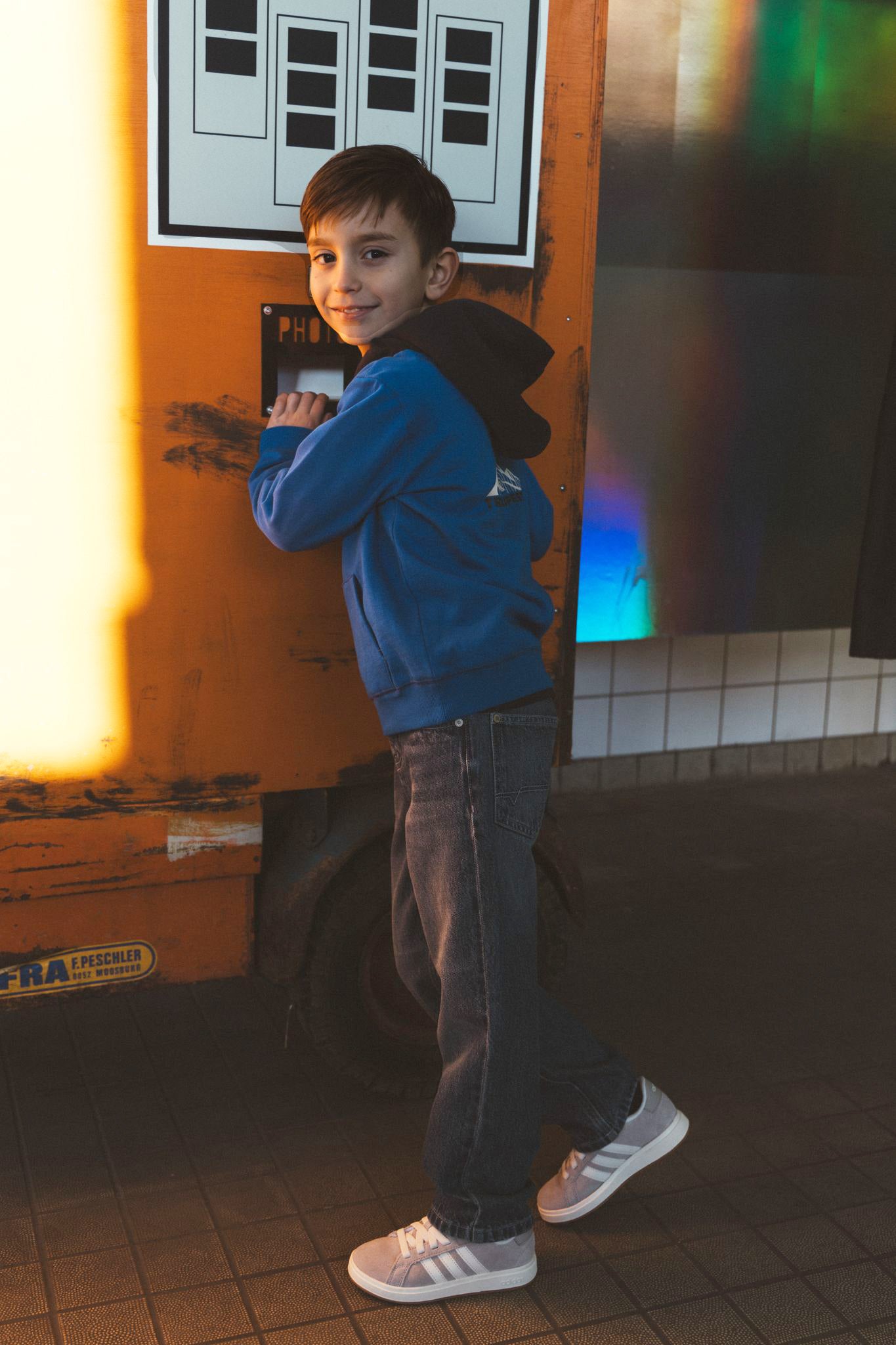 Hoodie Hunk Blauw