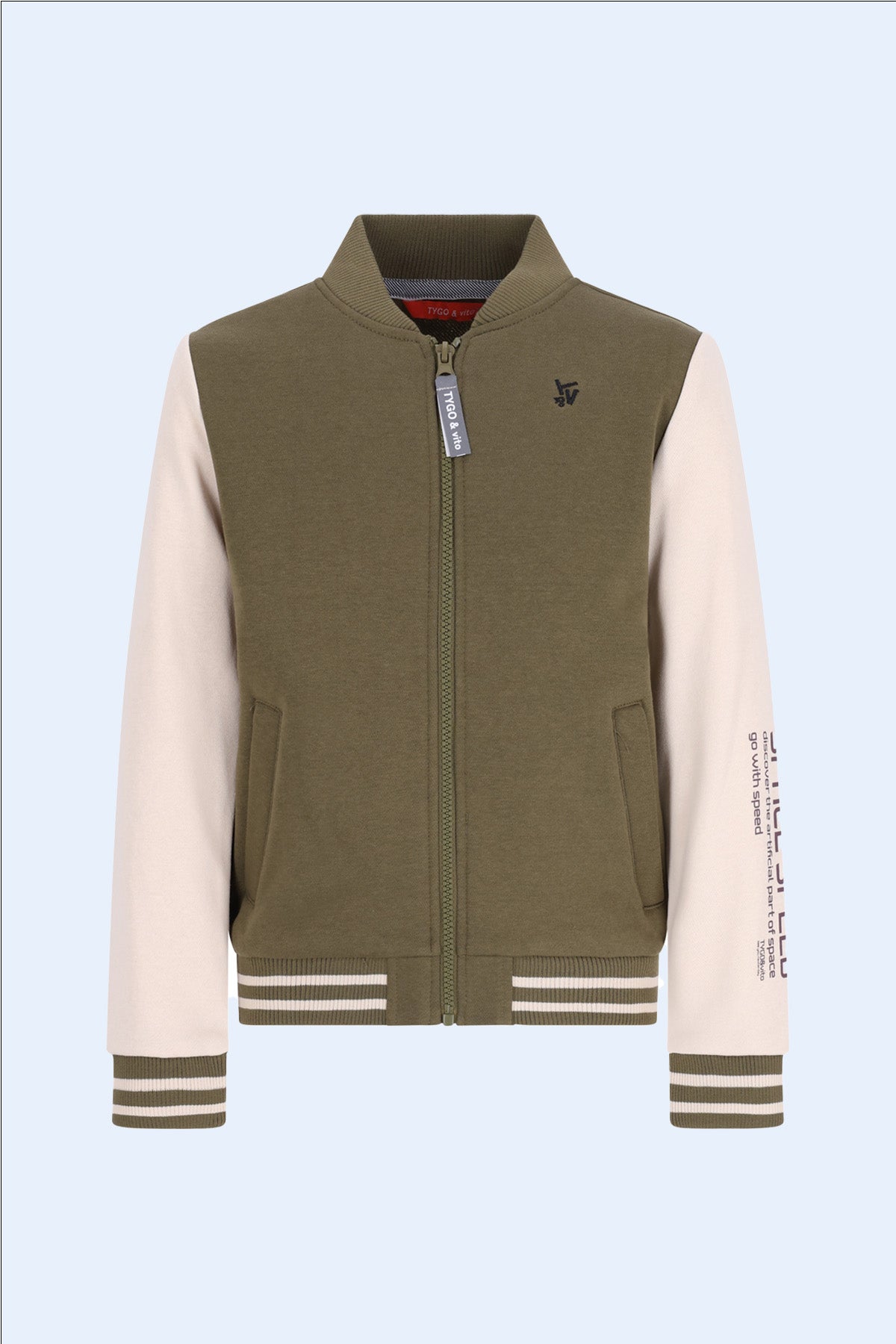 Baseball vest Vico Olijfgroen