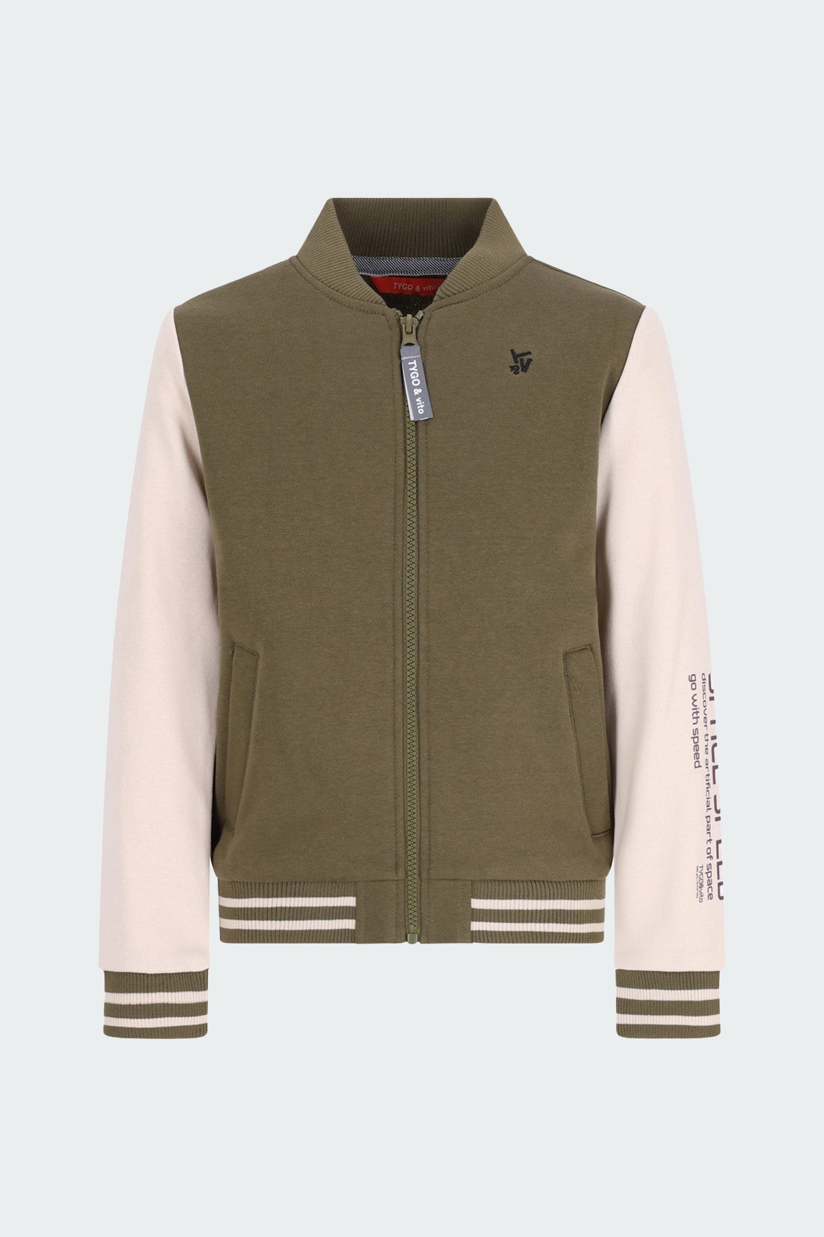 Baseball vest Vico Olijfgroen