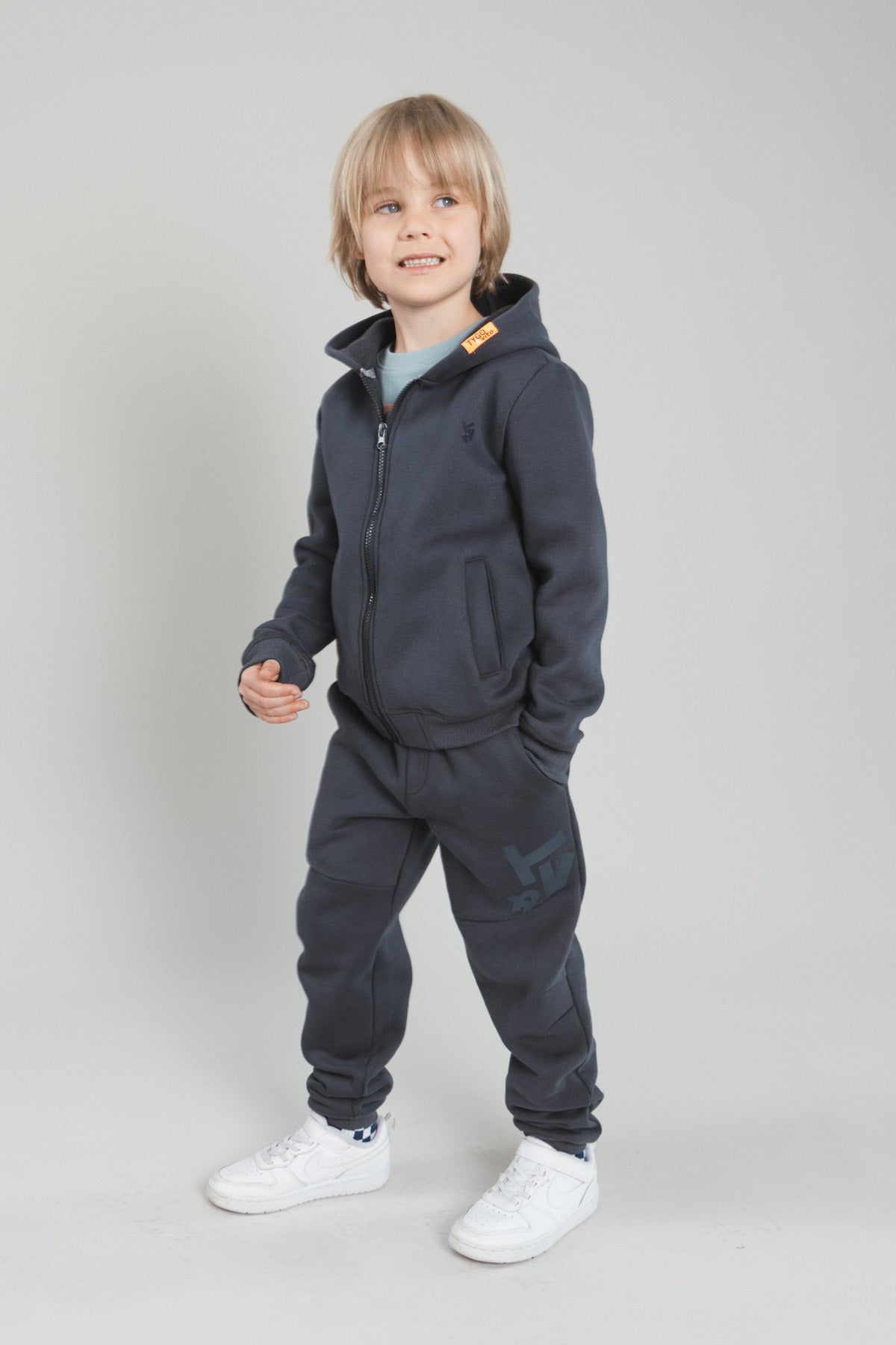 Hoodie vest Vedde Dark Grey