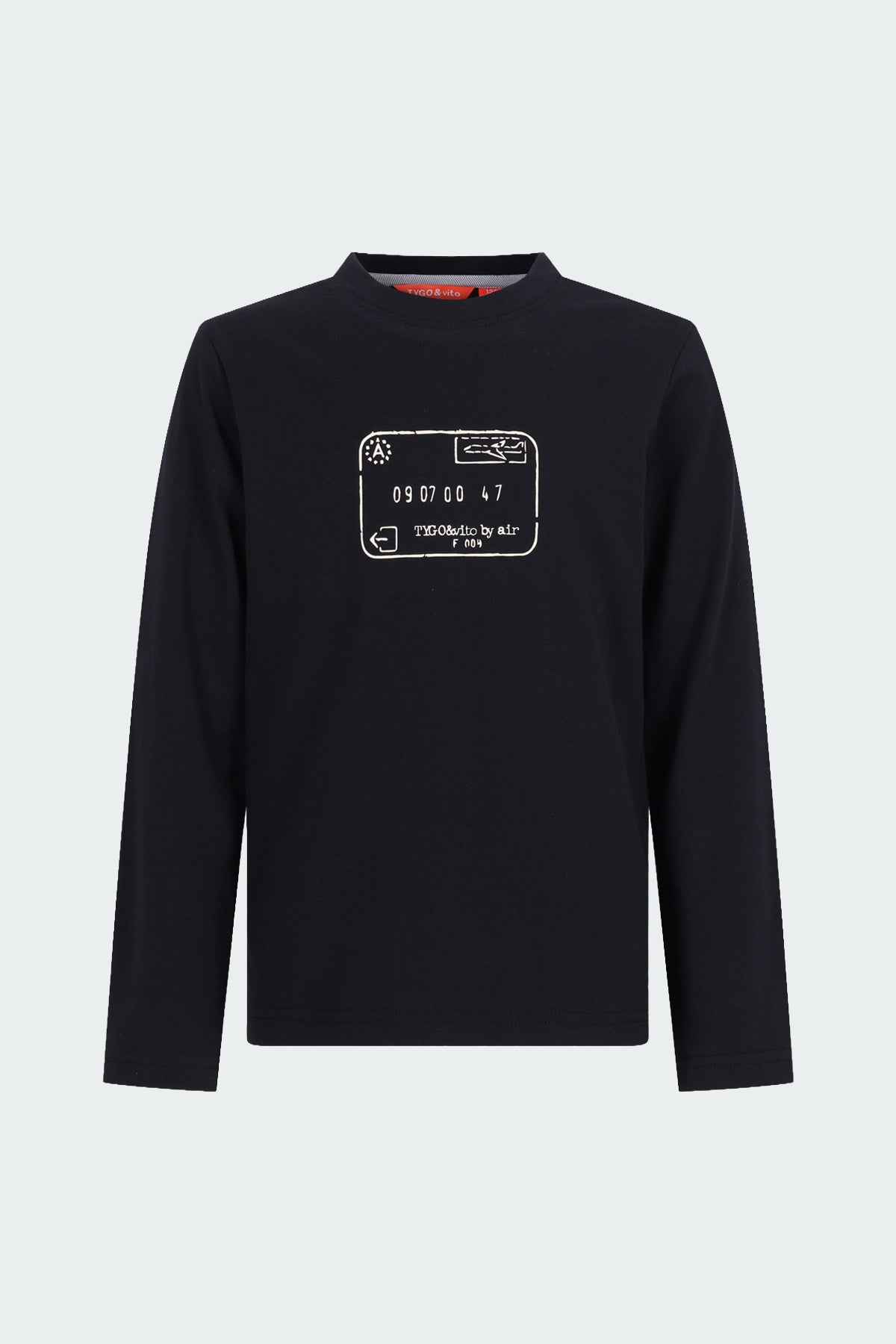 Longsleeve Mees Zwart Black