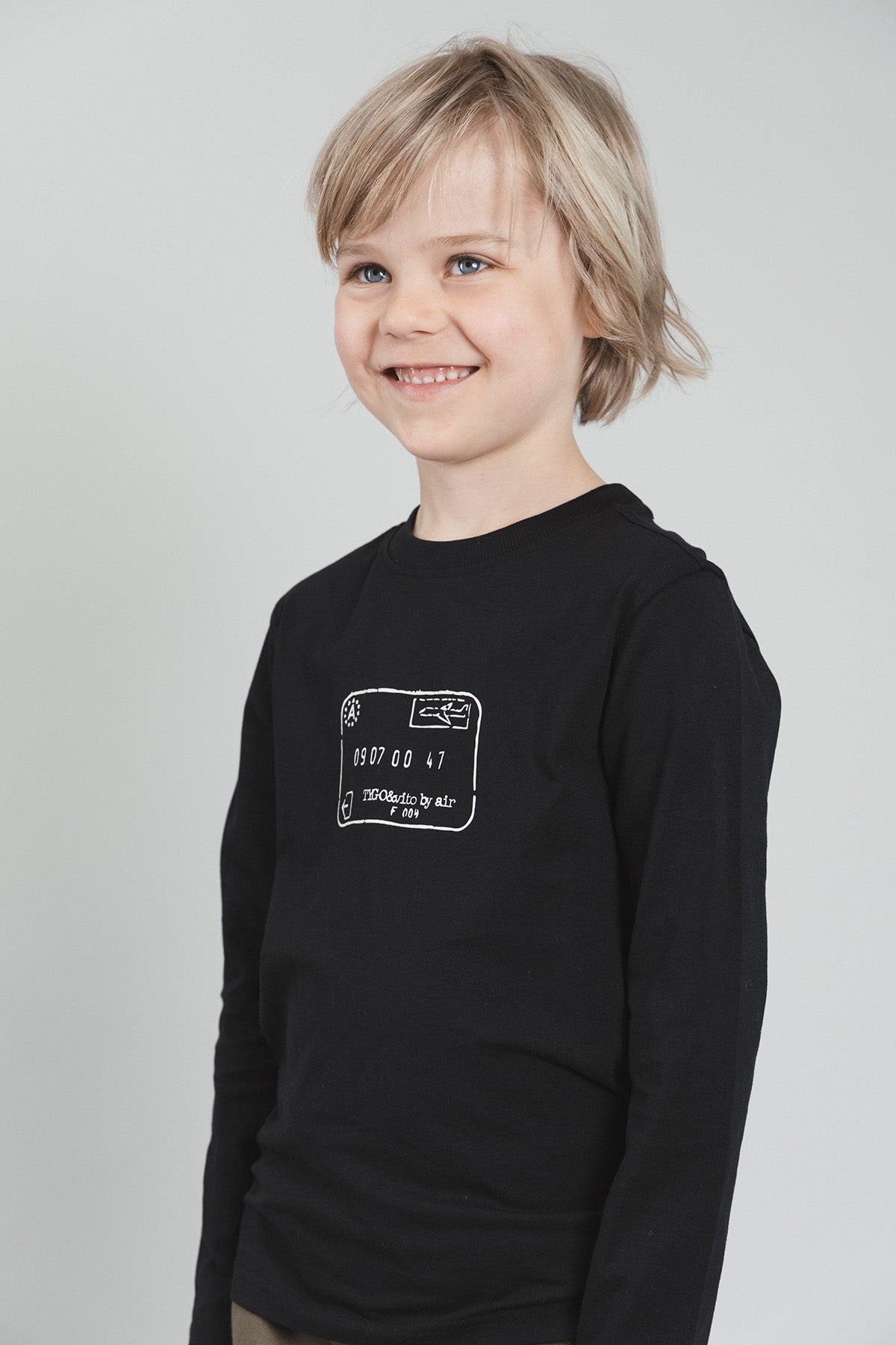 Long Sleeve Mees Black Black