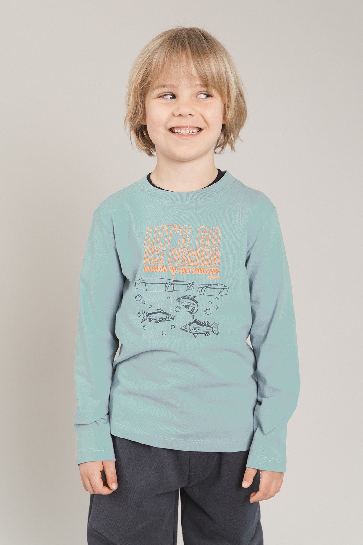 Longsleeve Max Blauwgrijs