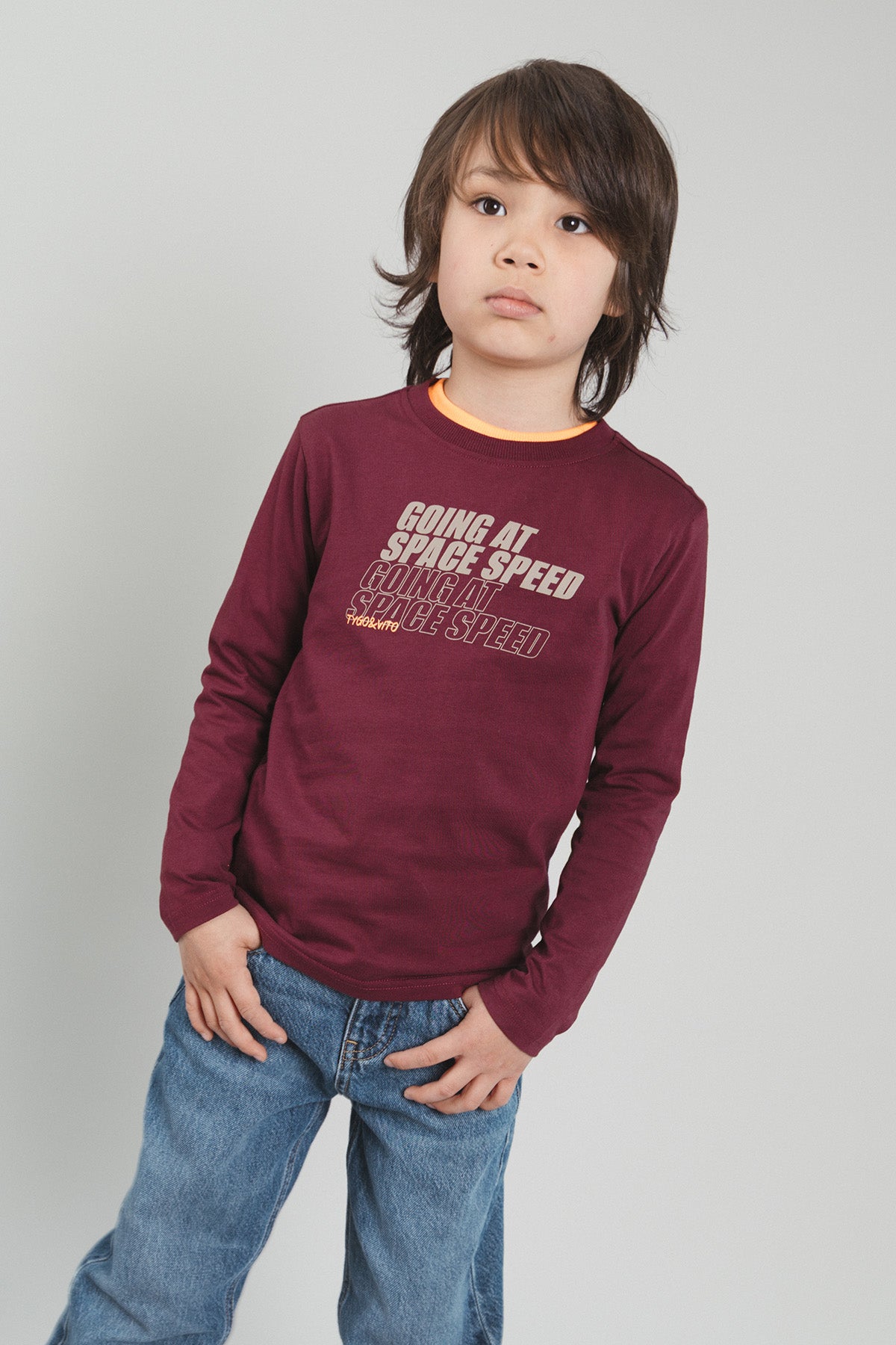Longsleeve Max Wijnrood