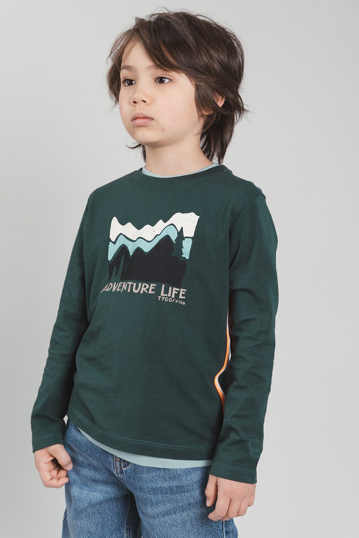 Longsleeve Mason Dark Green