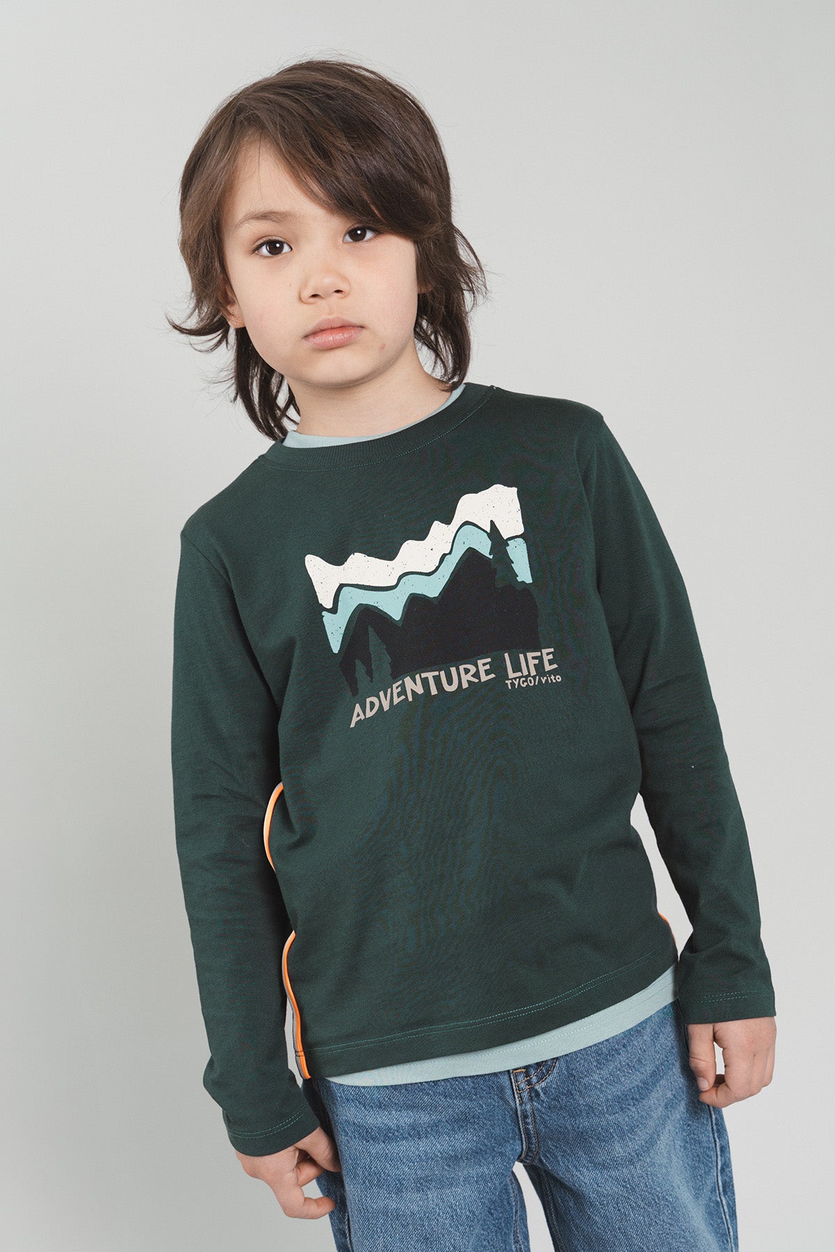 Longsleeve Mason Dark Green